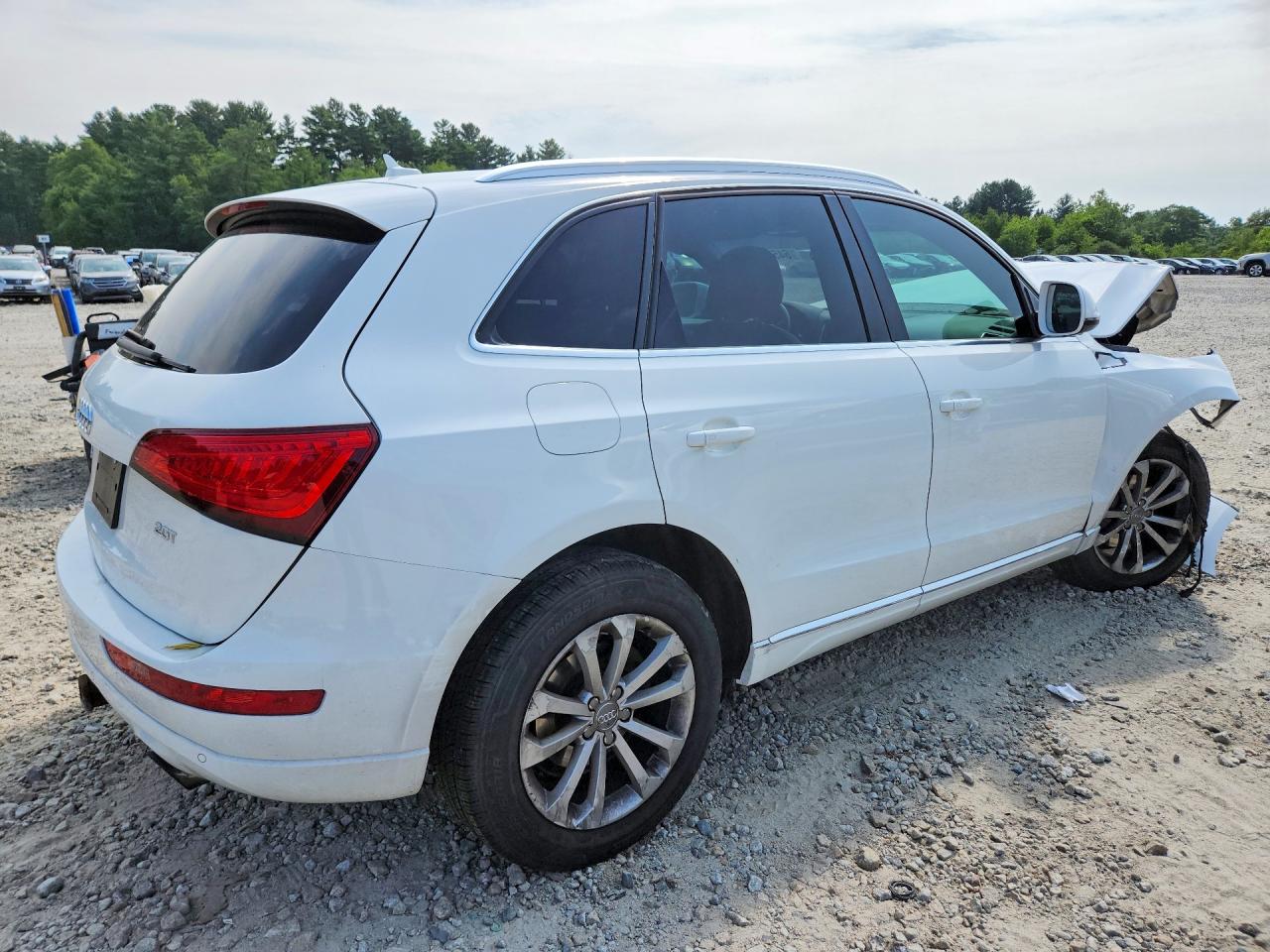 2014 Audi Q5 Premium Plus White vin: WA1LFAFP4EA037635