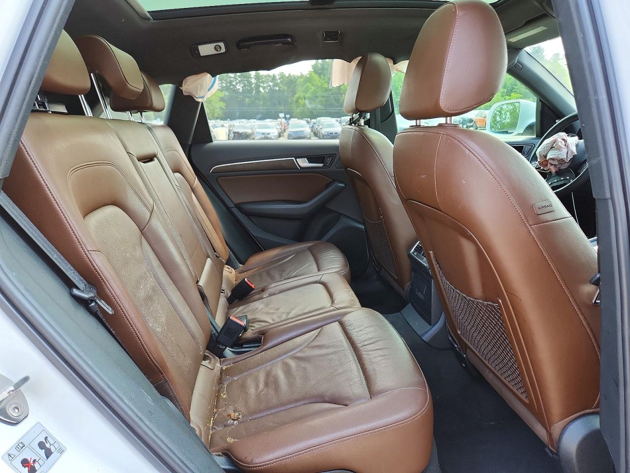 2014 Audi Q5 Premium Plus White vin: WA1LFAFP4EA037635