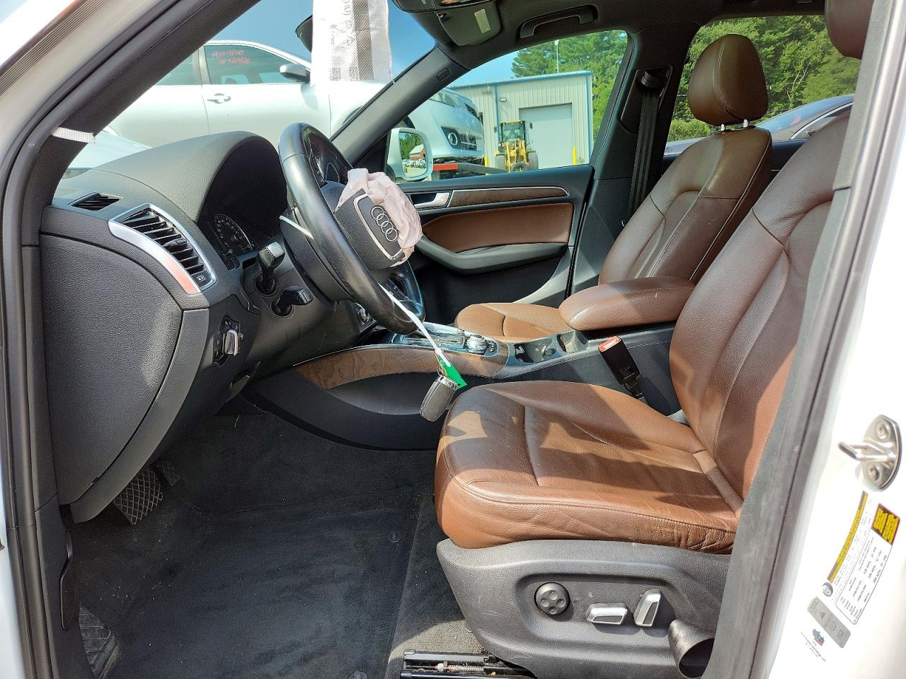 2014 Audi Q5 Premium Plus White vin: WA1LFAFP4EA037635