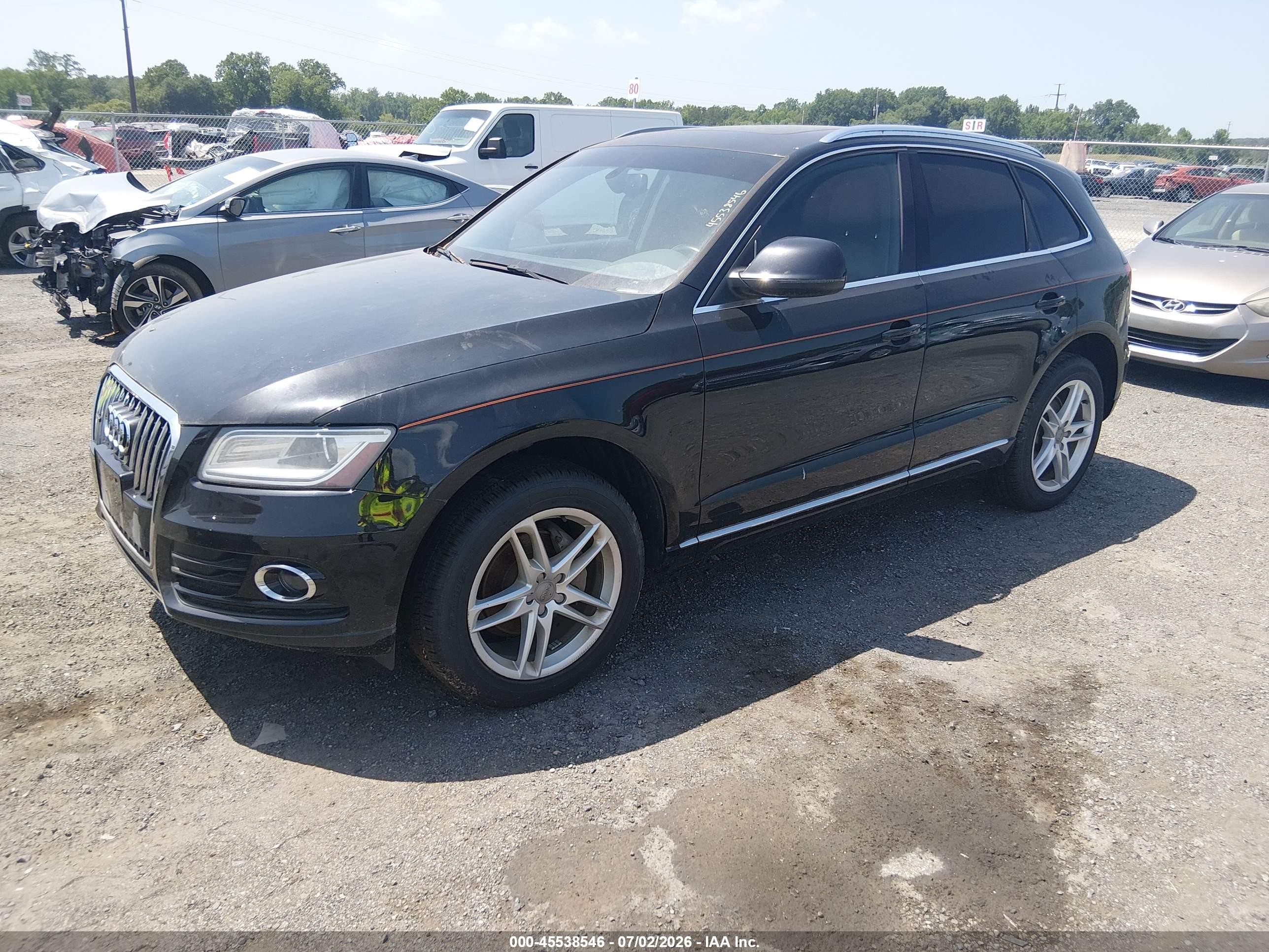 2014 Audi Q5 2.0t Premium Black vin: WA1LFAFP4EA069582