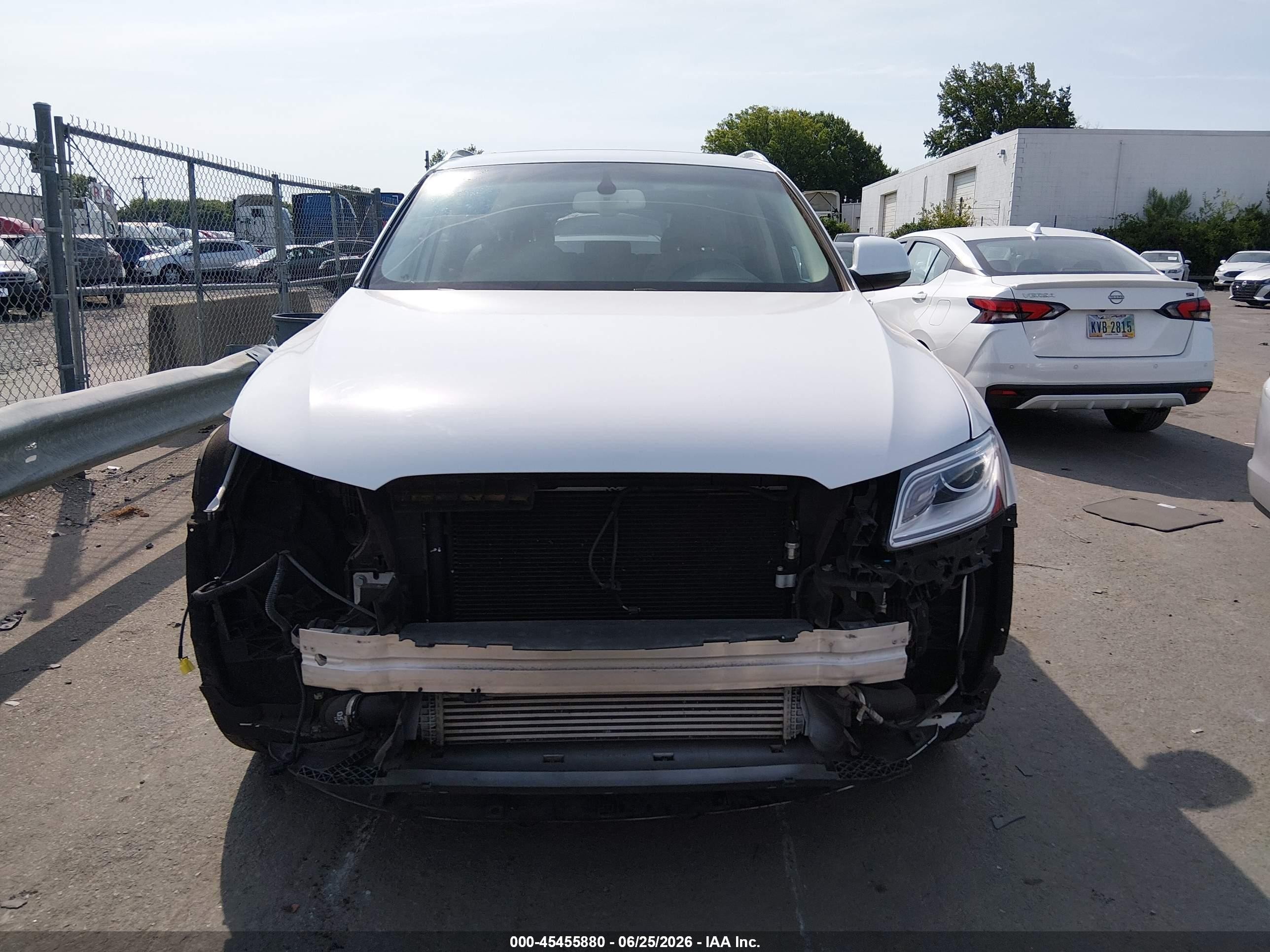 2014 Audi Q5 2.0t Premium White vin: WA1LFAFP4EA088049
