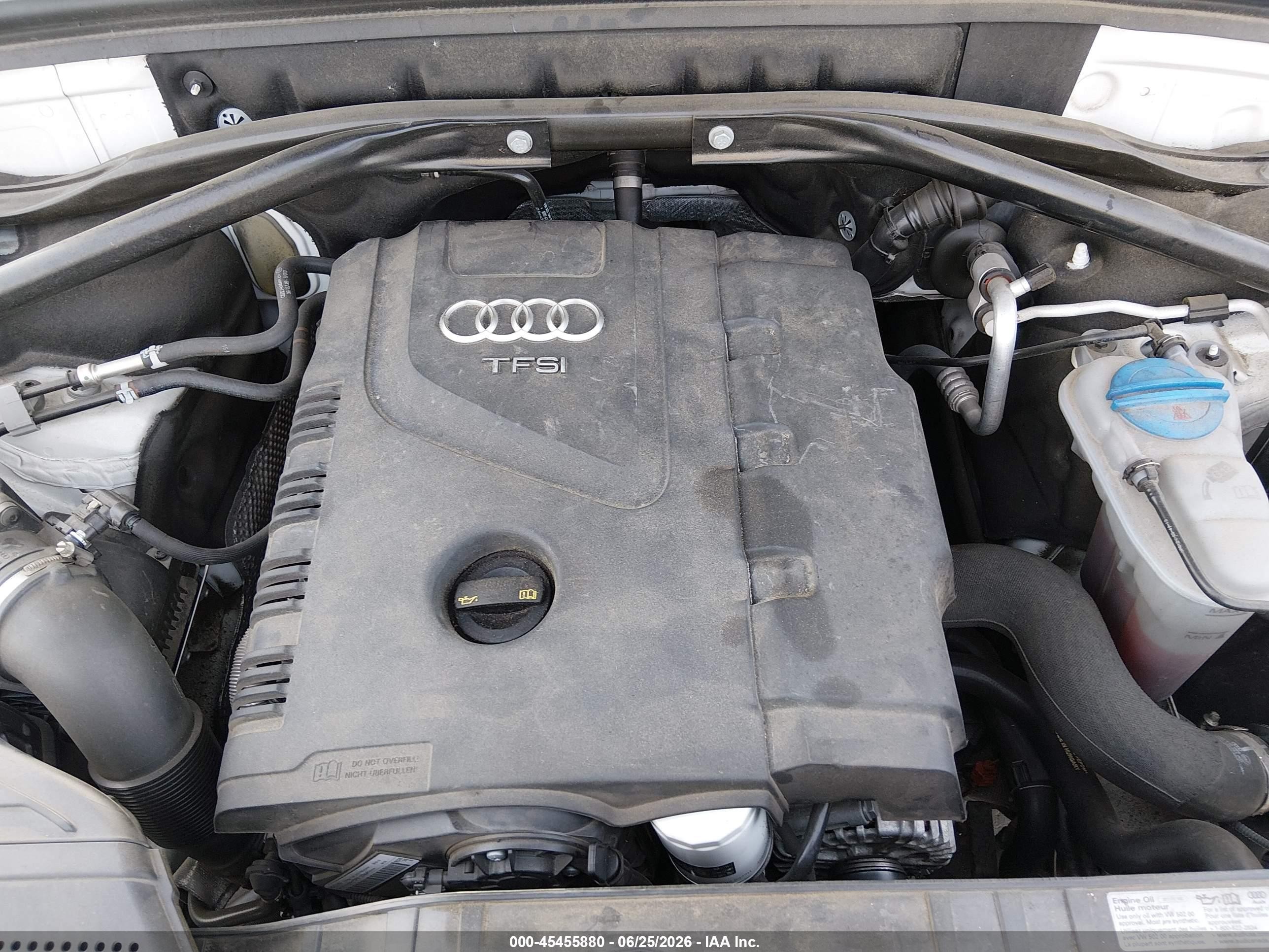 2014 Audi Q5 2.0t Premium White vin: WA1LFAFP4EA088049