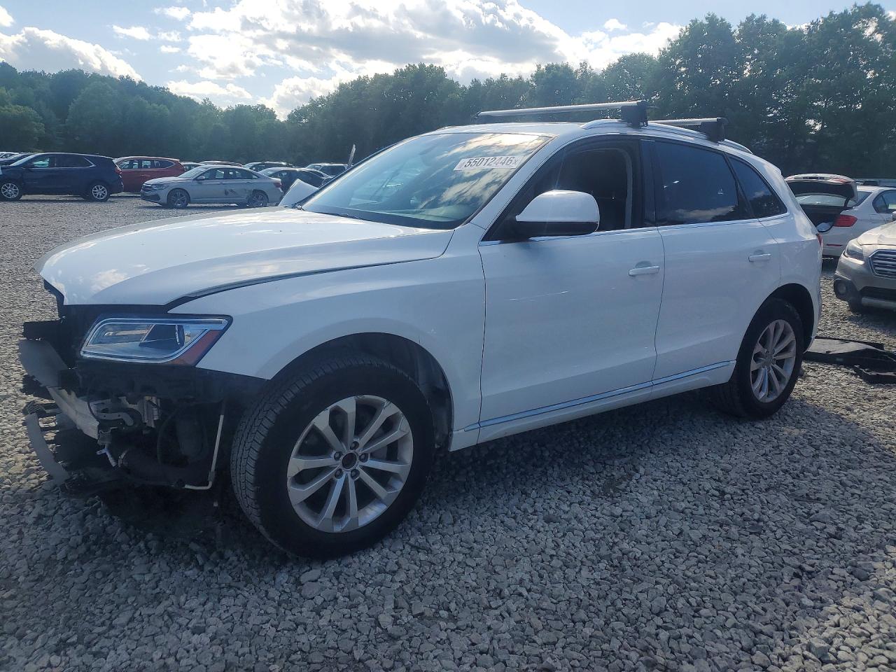 2014 Audi Q5 Premium Plus White vin: WA1LFAFP4EA088553