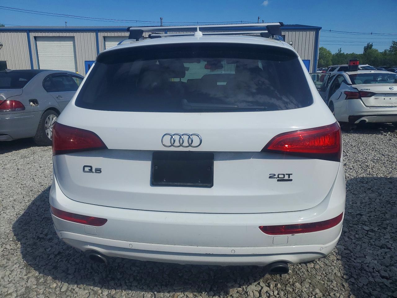 2014 Audi Q5 Premium Plus White vin: WA1LFAFP4EA088553