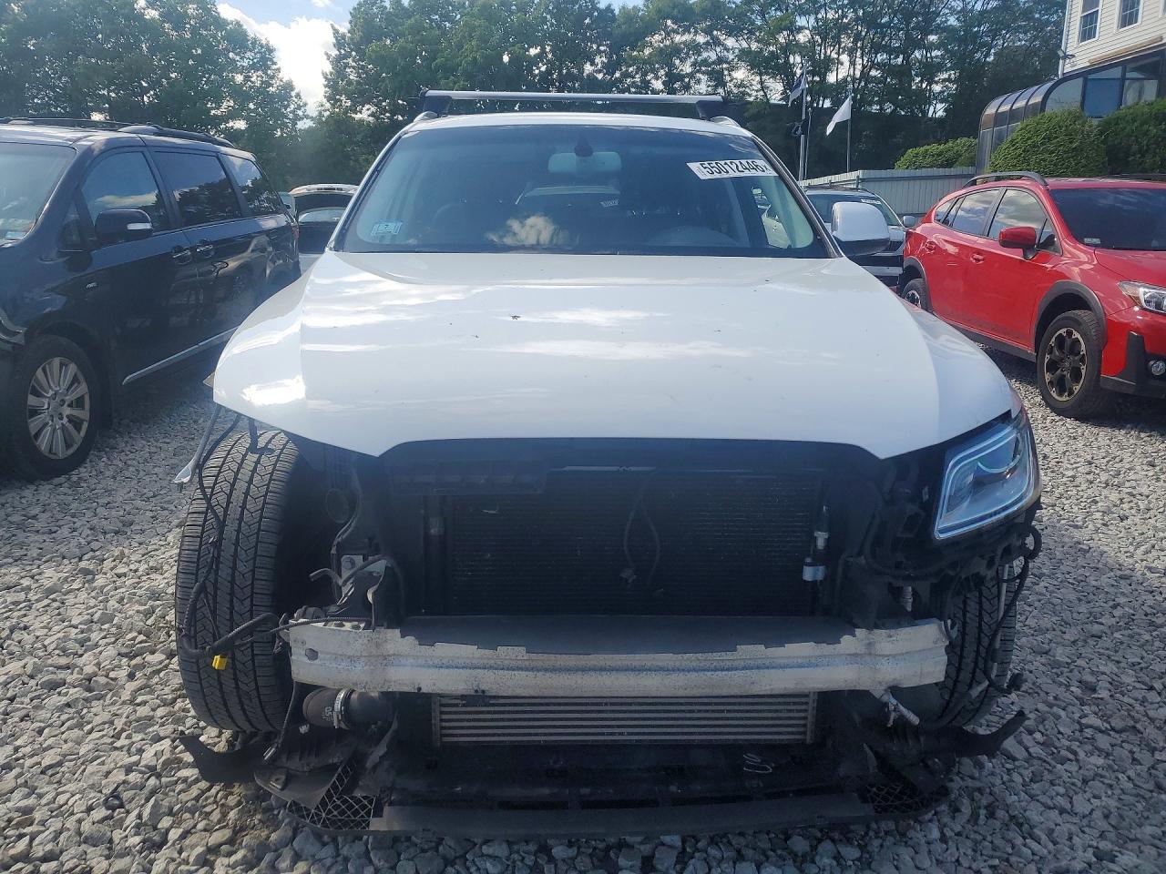 2014 Audi Q5 Premium Plus White vin: WA1LFAFP4EA088553