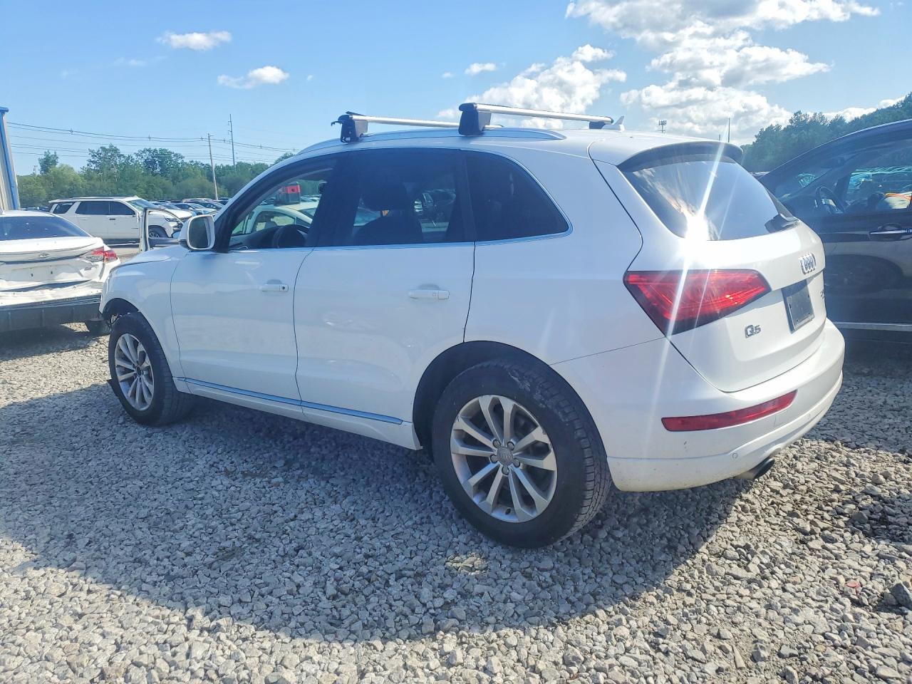 2014 Audi Q5 Premium Plus White vin: WA1LFAFP4EA088553