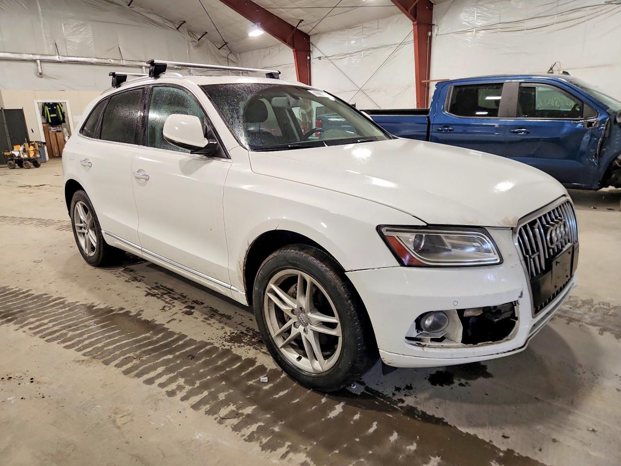 2015 Audi Q5 Premium Plus White vin: WA1LFAFP4FA057692