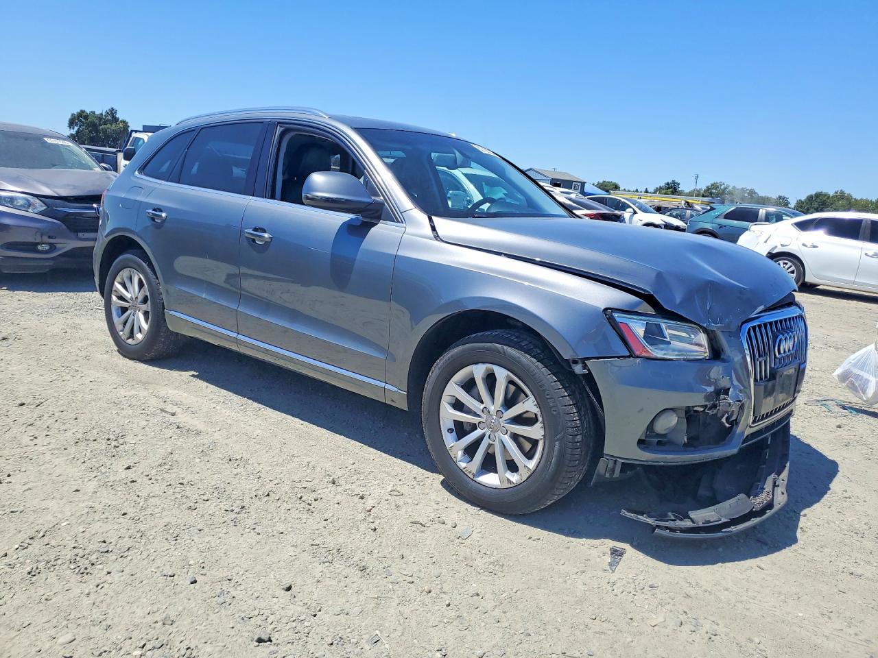 2015 Audi Q5 Premium Plus Gray vin: WA1LFAFP4FA062987