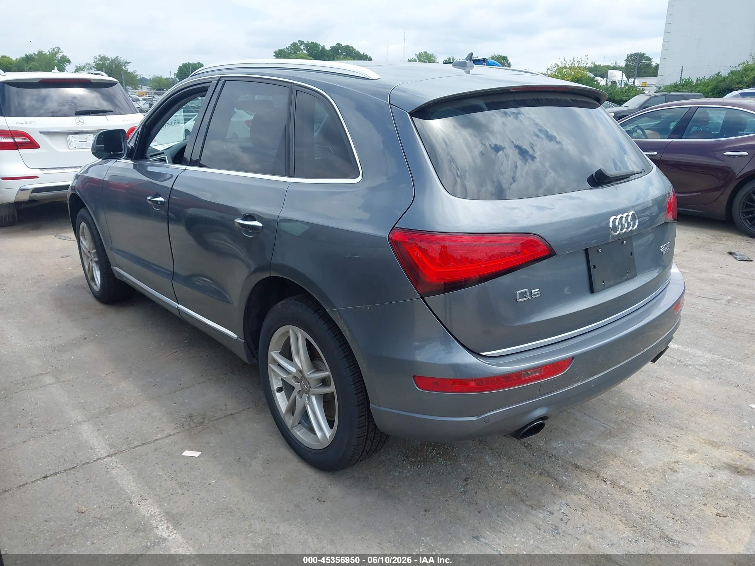 2015 Audi Q5 2.0t Premium Gray vin: WA1LFAFP4FA066067