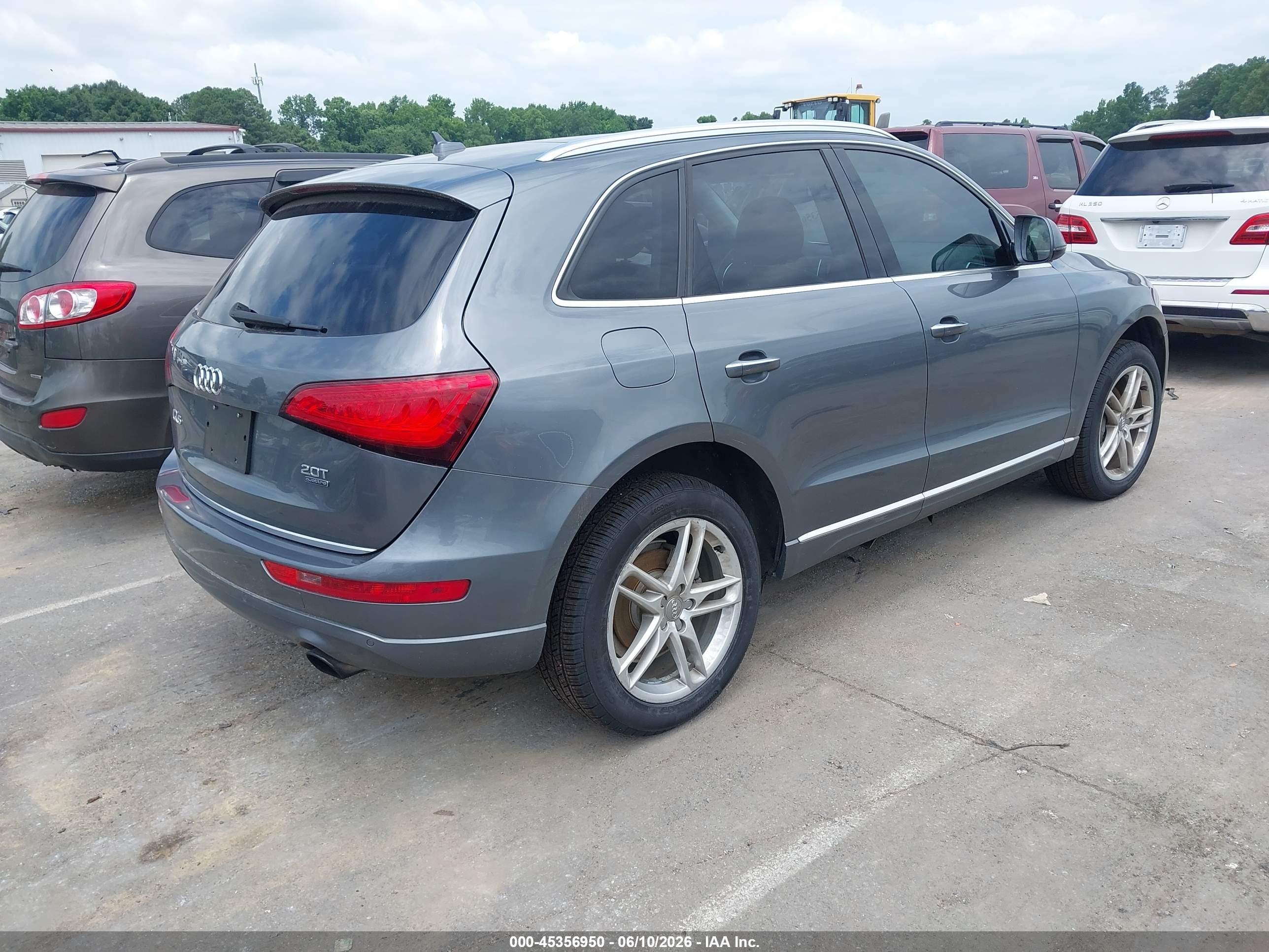 2015 Audi Q5 2.0t Premium Gray vin: WA1LFAFP4FA066067