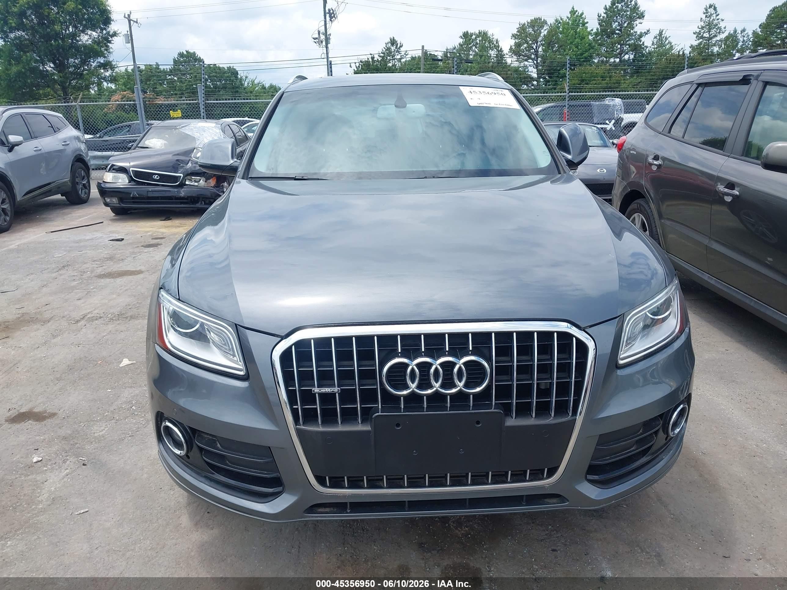 2015 Audi Q5 2.0t Premium Gray vin: WA1LFAFP4FA066067
