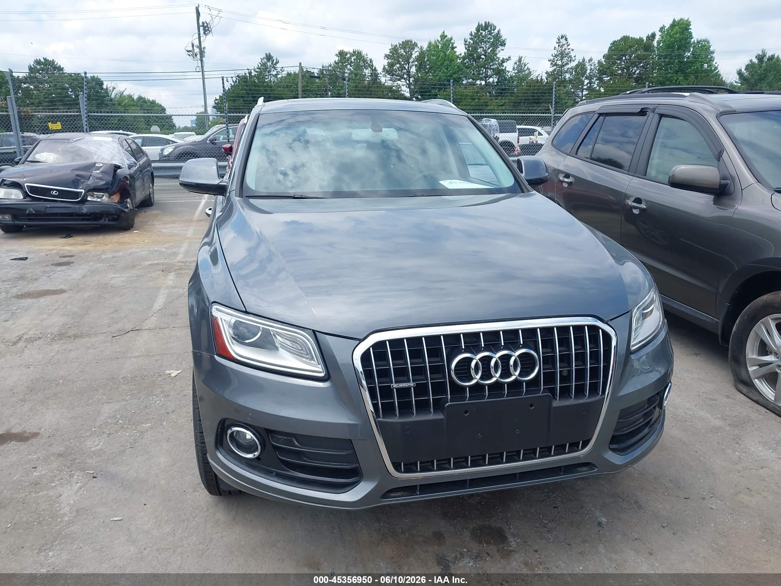 2015 Audi Q5 2.0t Premium Gray vin: WA1LFAFP4FA066067