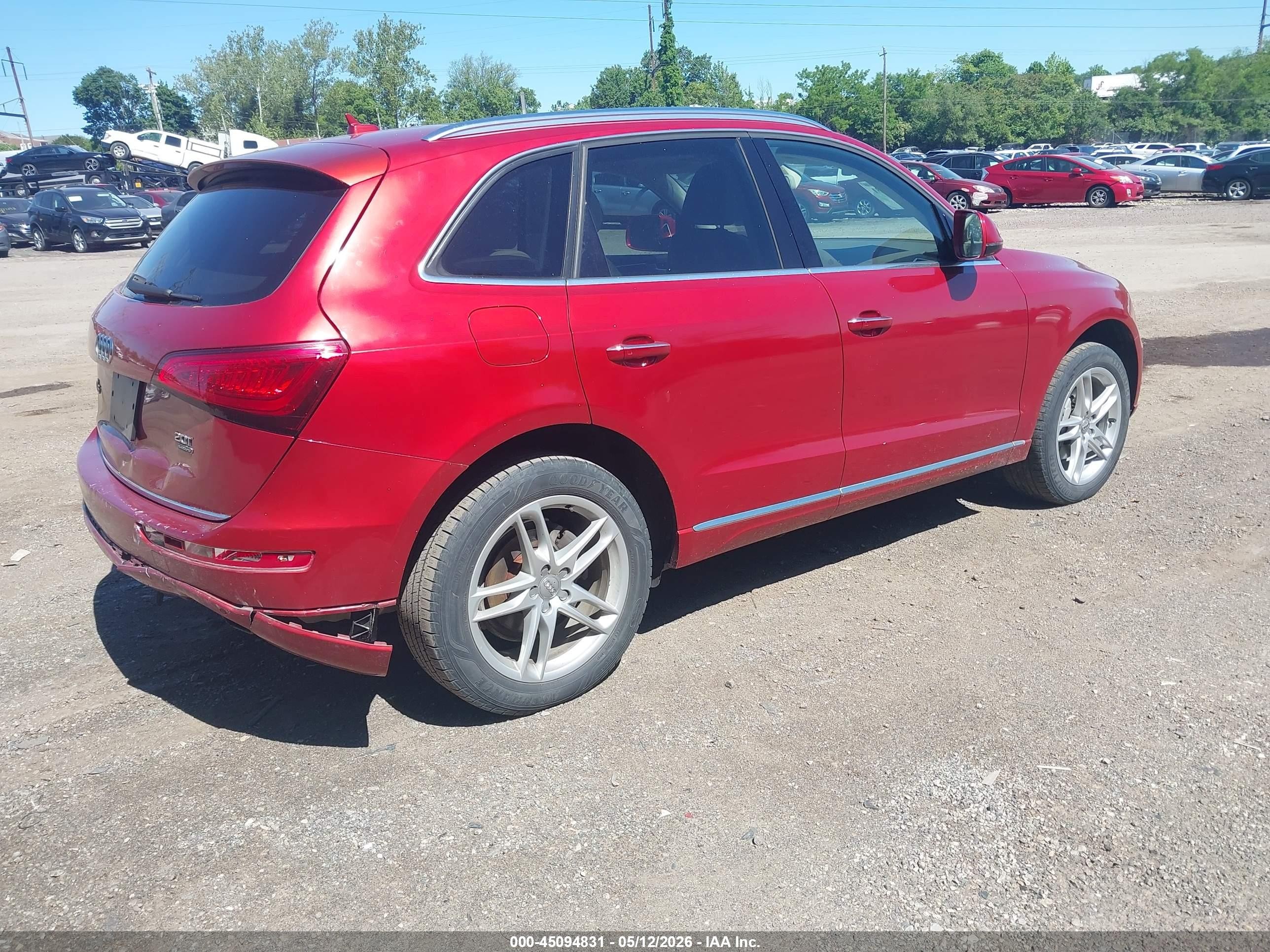 2015 Audi Q5 2.0t Premium Orange vin: WA1LFAFP4FA086478