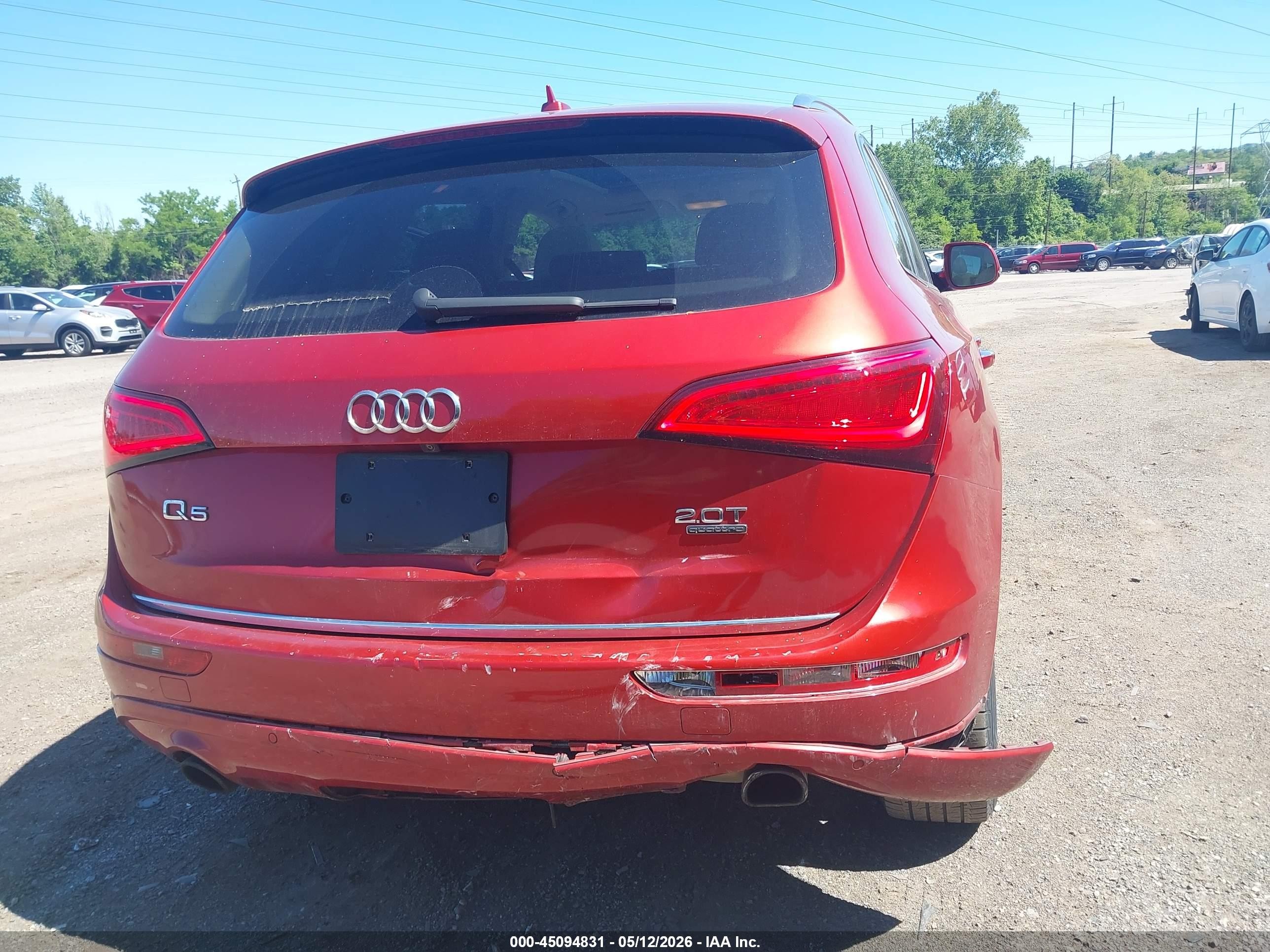 2015 Audi Q5 2.0t Premium Orange vin: WA1LFAFP4FA086478