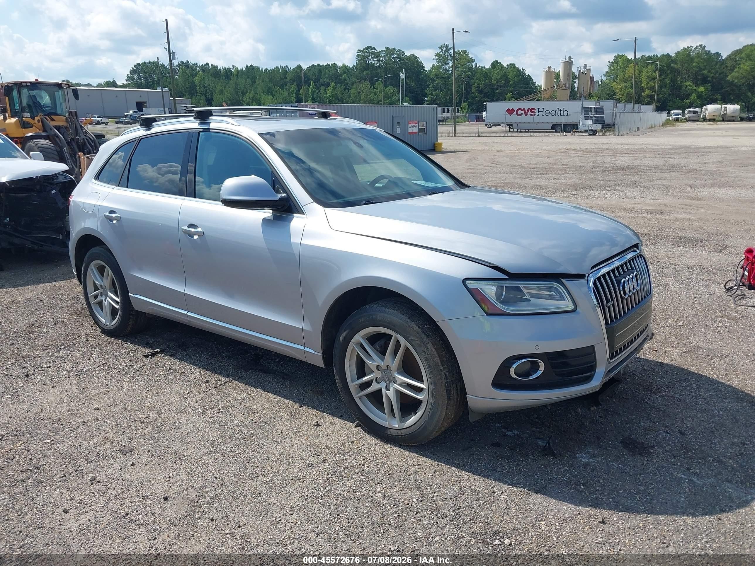2015 Audi Q5 2.0t Premium Silver vin: WA1LFAFP4FA093981