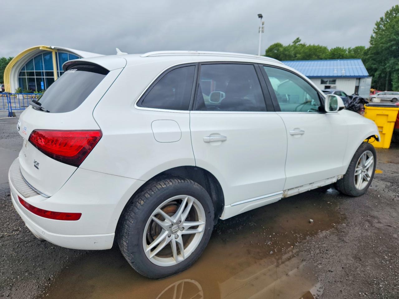 2015 Audi Q5 Premium Plus White vin: WA1LFAFP4FA104509