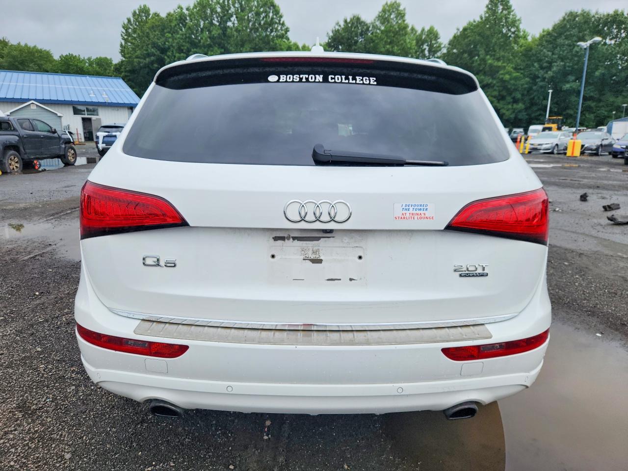 2015 Audi Q5 Premium Plus White vin: WA1LFAFP4FA104509