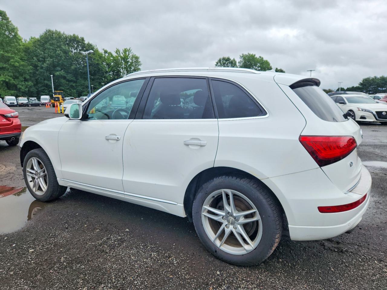 2015 Audi Q5 Premium Plus White vin: WA1LFAFP4FA104509