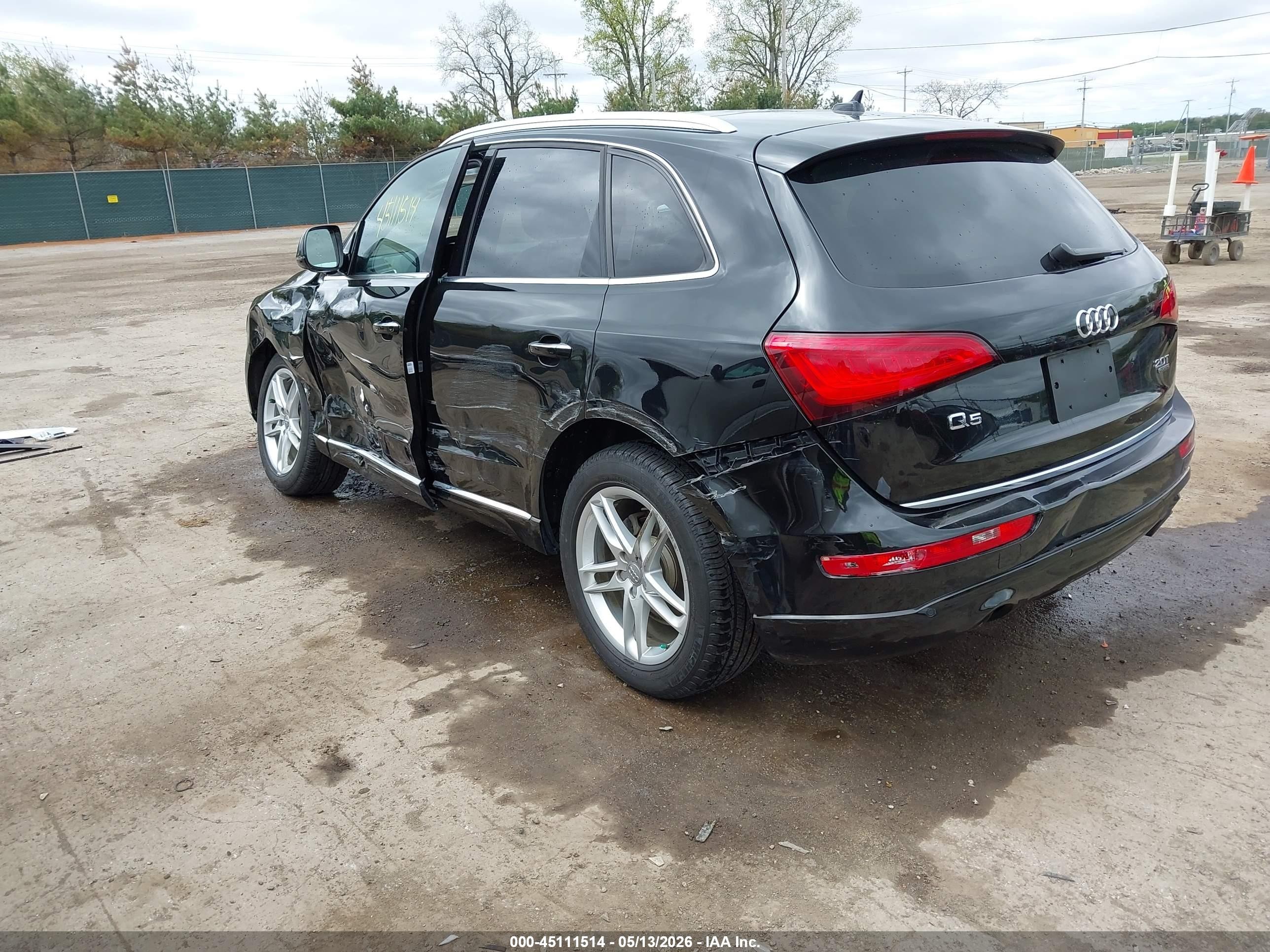 2015 Audi Q5 2.0t Premium Black vin: WA1LFAFP4FA141723