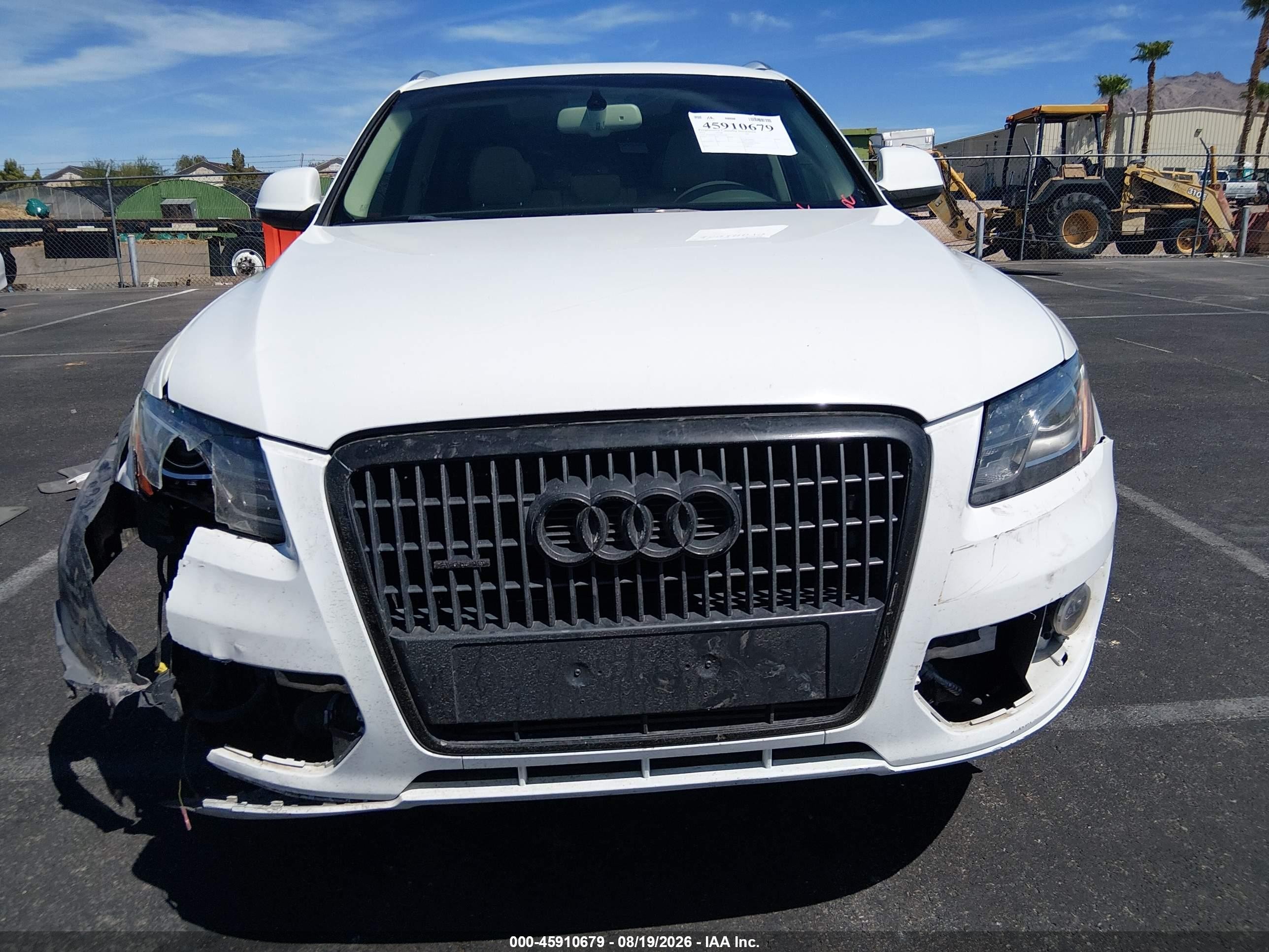 2011 Audi Q5 2.0t Premium White vin: WA1LFAFP5BA051538