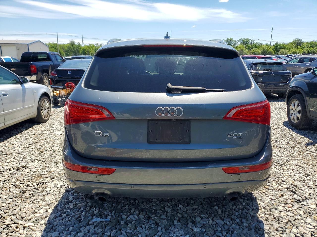 2012 Audi Q5 Premium Plus Gray vin: WA1LFAFP5CA026544