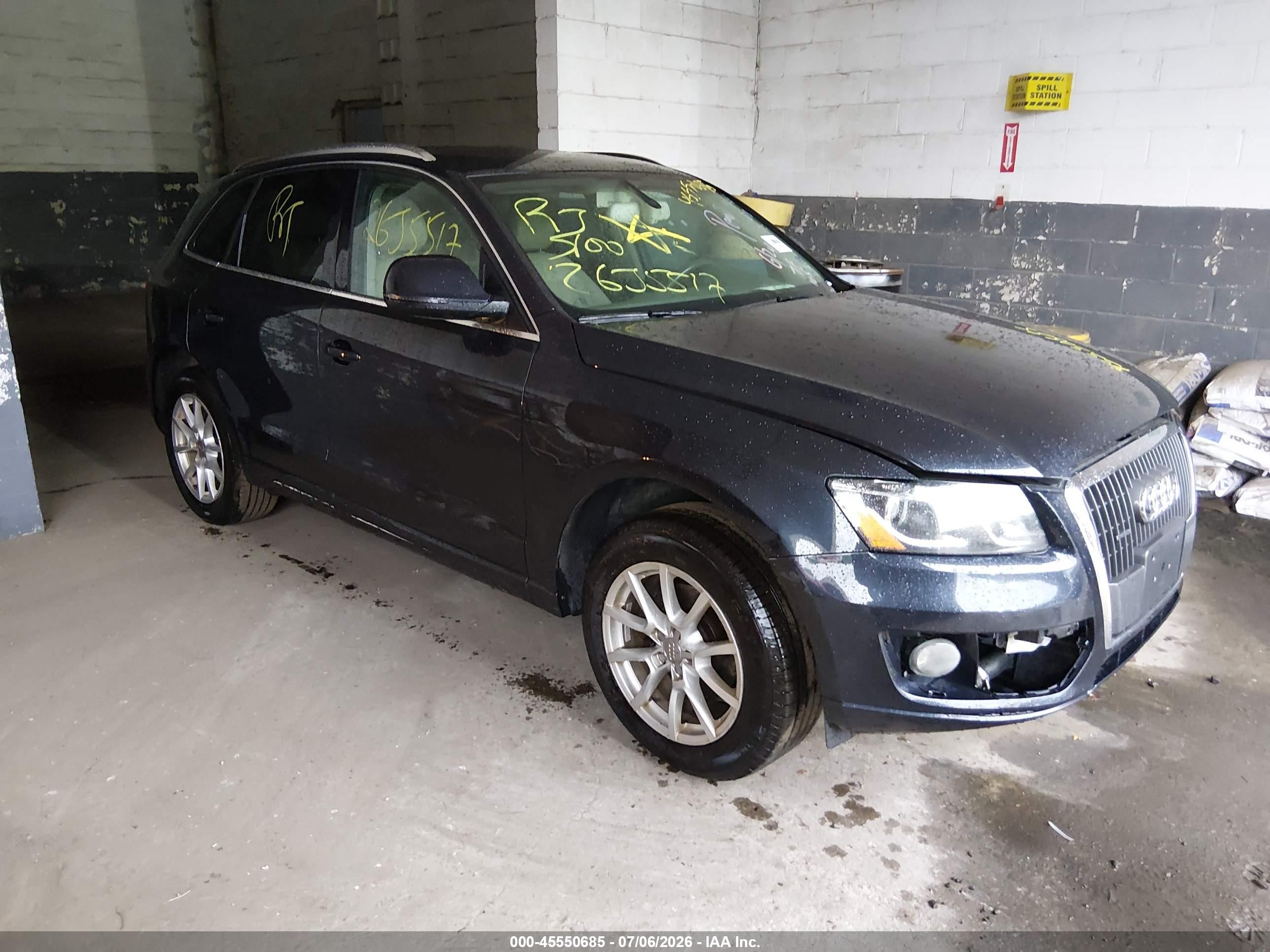 2012 Audi Q5 2.0t Premium Черный vin: WA1LFAFP5CA110153