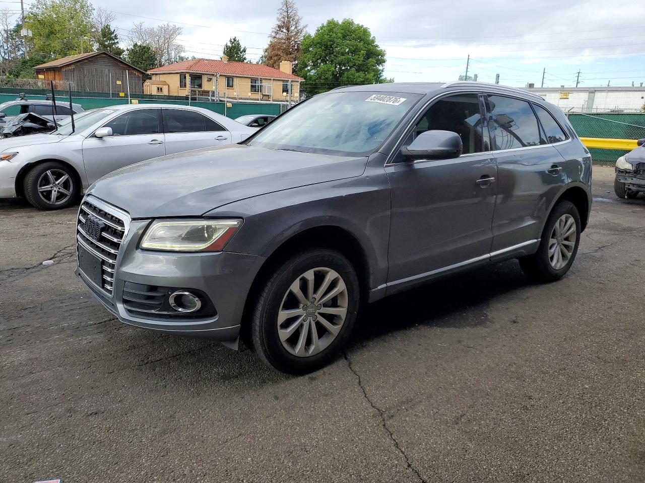 2013 Audi Q5 Premium Plus Gray vin: WA1LFAFP5DA027419