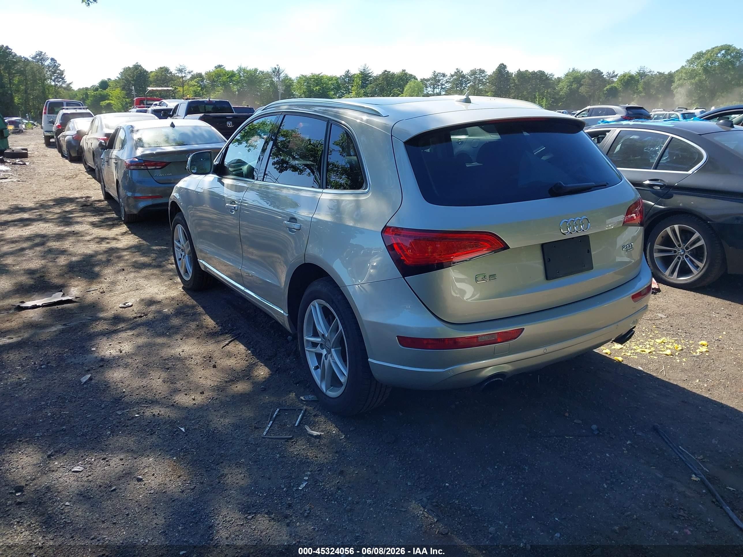 2013 Audi Q5 2.0t Premium Pewter vin: WA1LFAFP5DA084753