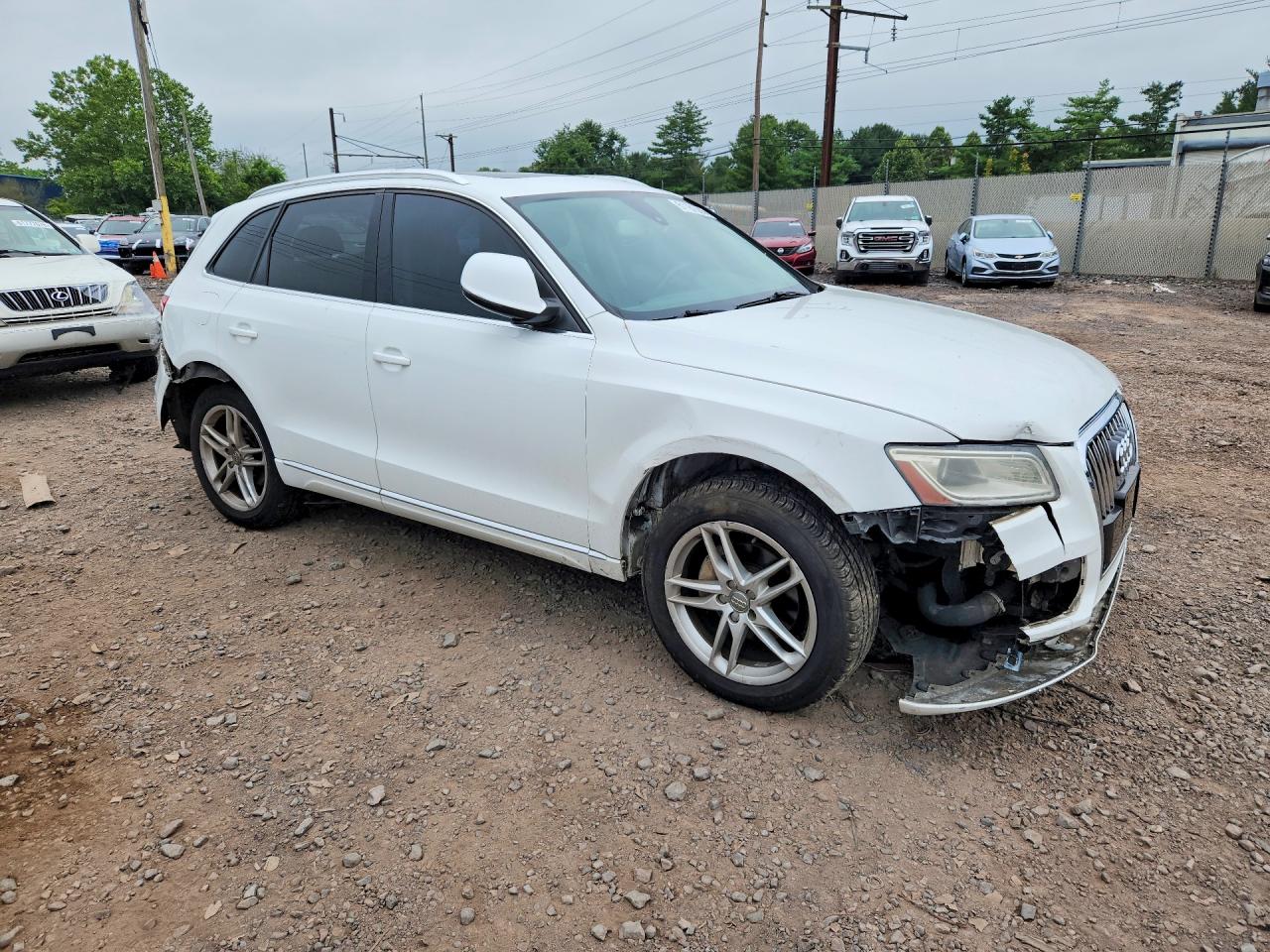 2013 Audi Q5 Premium Plus White vin: WA1LFAFP5DA086938