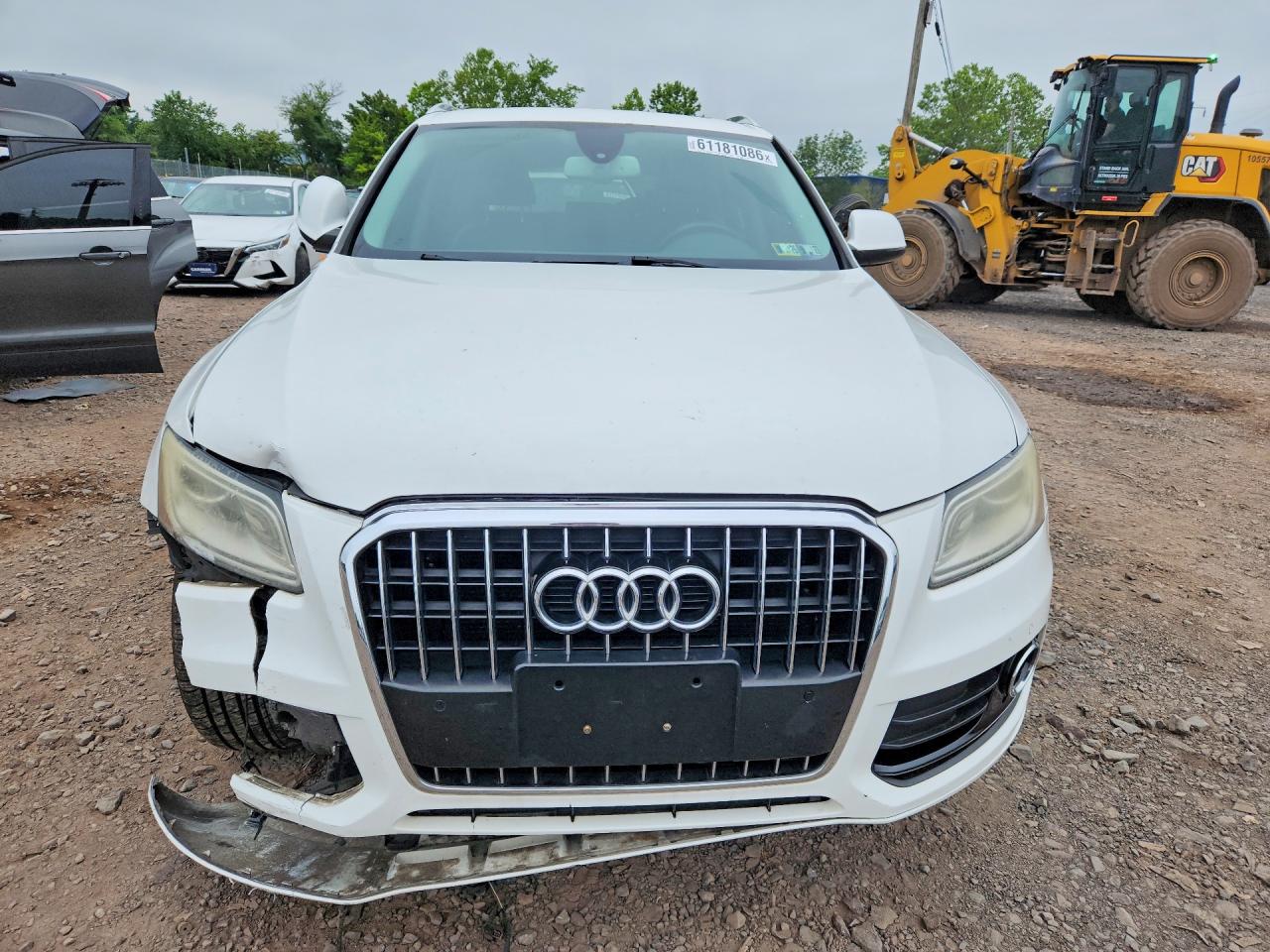 2013 Audi Q5 Premium Plus White vin: WA1LFAFP5DA086938