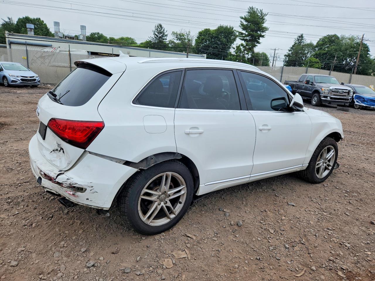 2013 Audi Q5 Premium Plus White vin: WA1LFAFP5DA086938