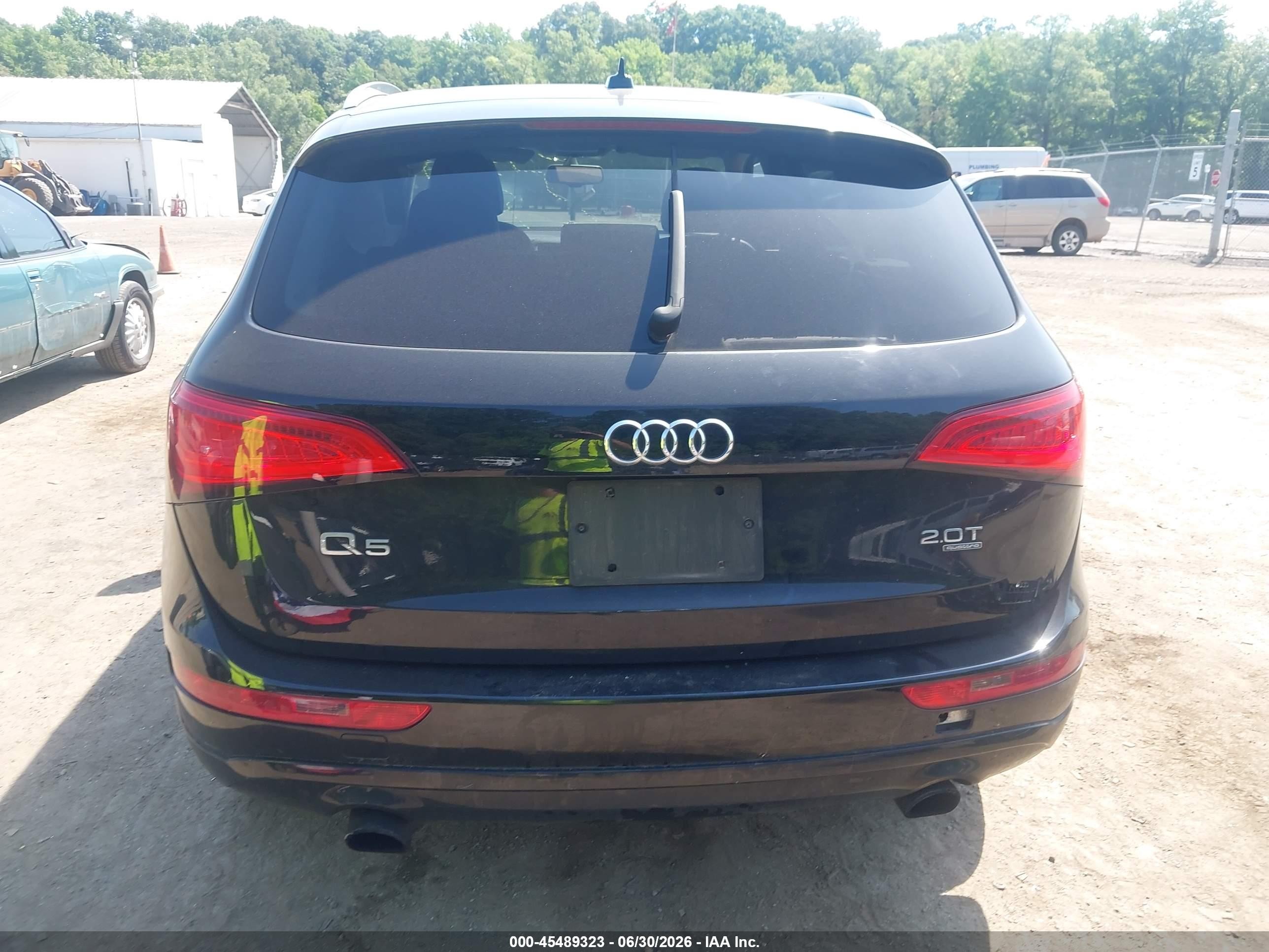 2013 Audi Q5 2.0t Premium Black vin: WA1LFAFP5DA095350