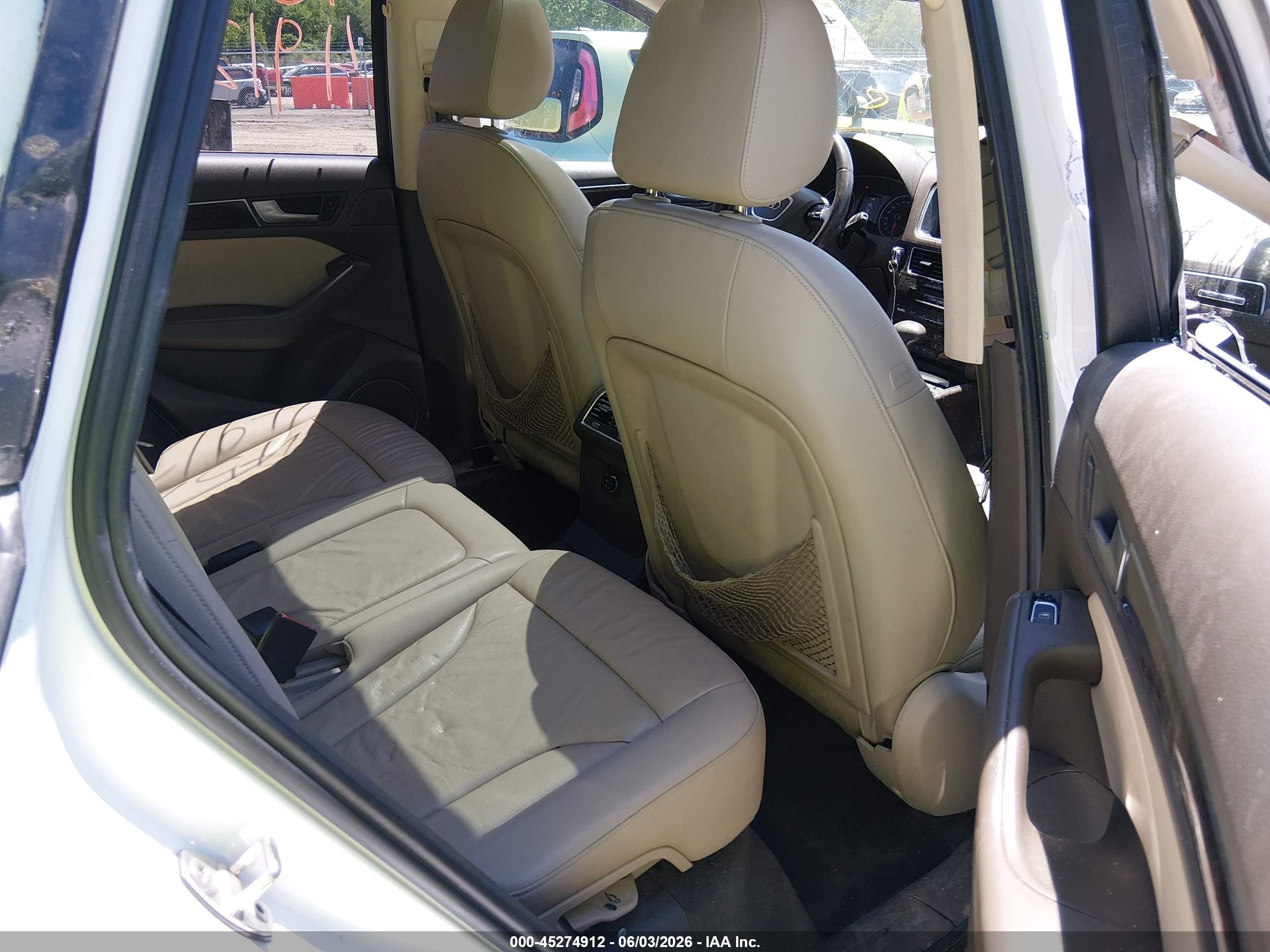 2014 Audi Q5 2.0t Premium White vin: WA1LFAFP5EA028099