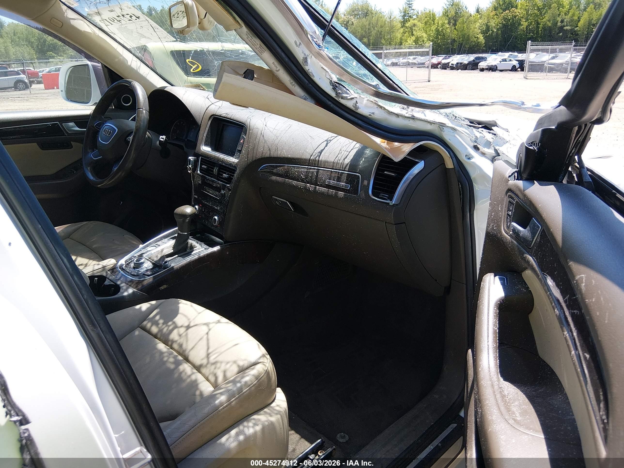 2014 Audi Q5 2.0t Premium White vin: WA1LFAFP5EA028099