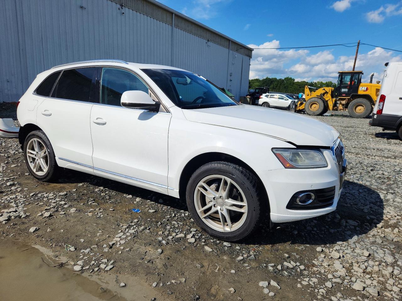 2014 Audi Q5 Premium Plus White vin: WA1LFAFP5EA034923