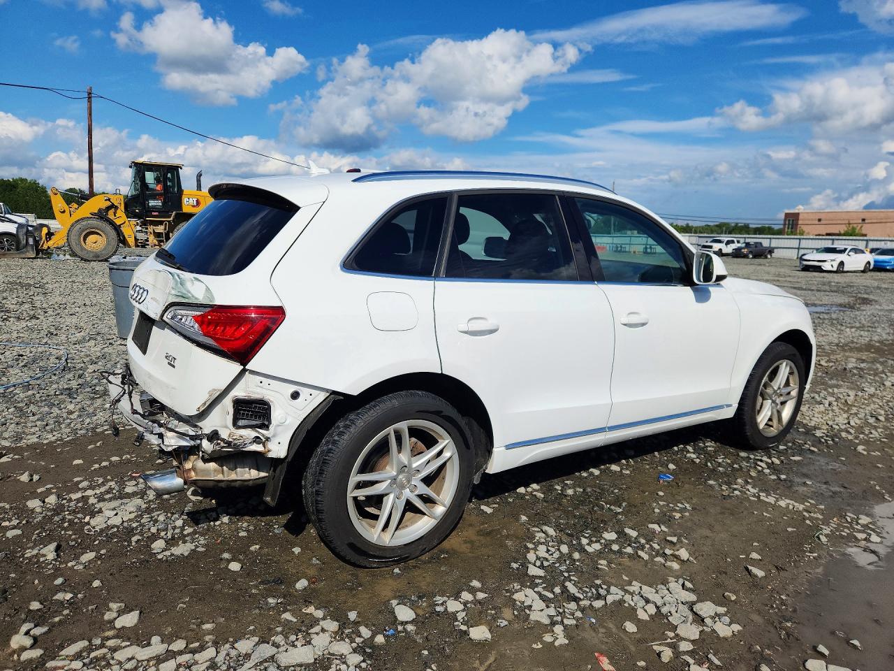 2014 Audi Q5 Premium Plus White vin: WA1LFAFP5EA034923