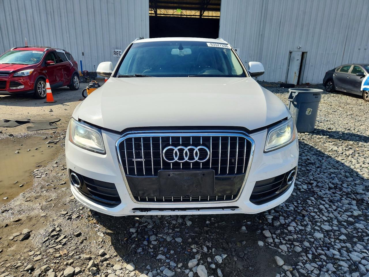 2014 Audi Q5 Premium Plus White vin: WA1LFAFP5EA034923