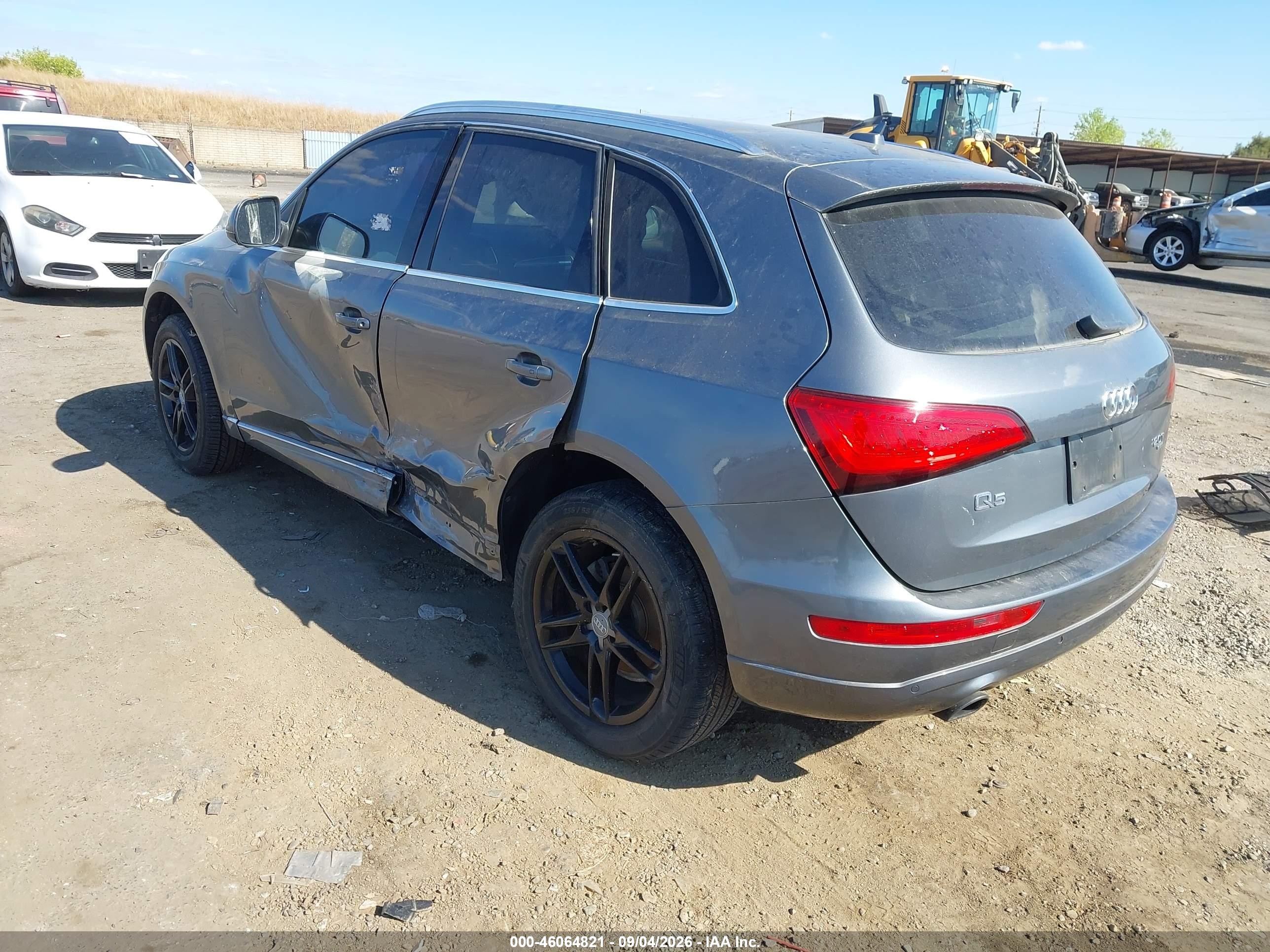 2014 Audi Q5 2.0t Premium Gray vin: WA1LFAFP5EA075374