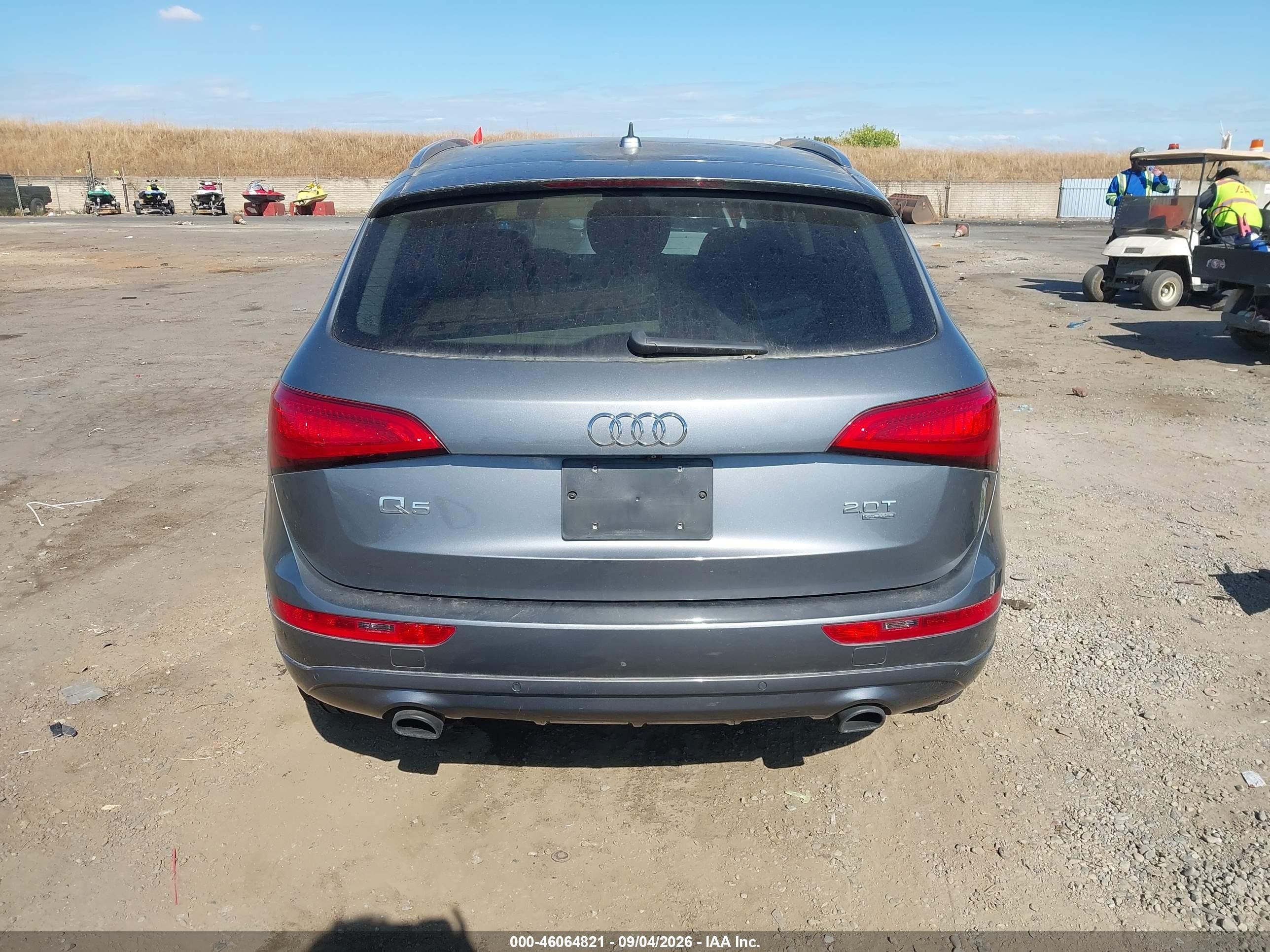 2014 Audi Q5 2.0t Premium Gray vin: WA1LFAFP5EA075374