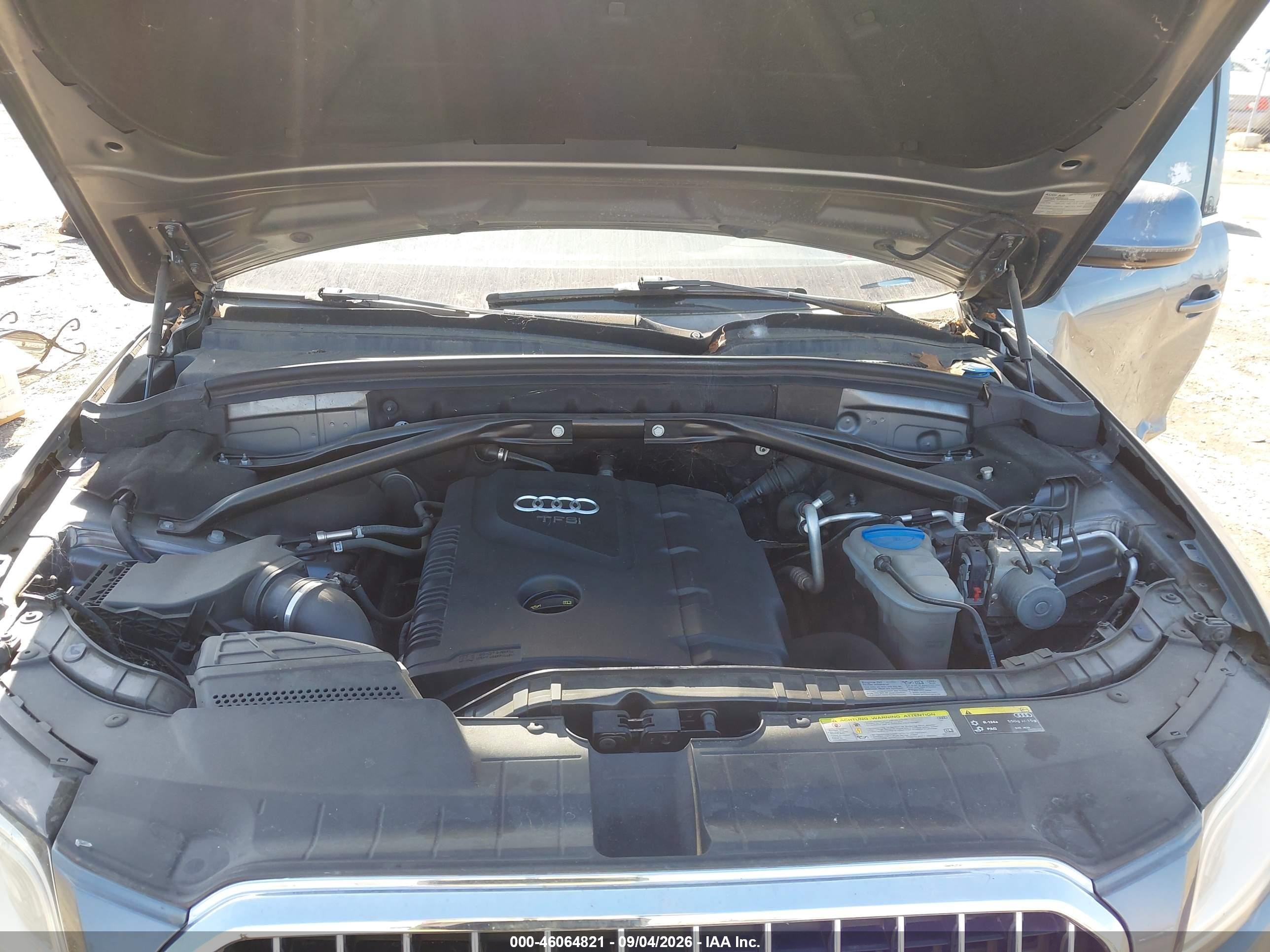 2014 Audi Q5 2.0t Premium Gray vin: WA1LFAFP5EA075374