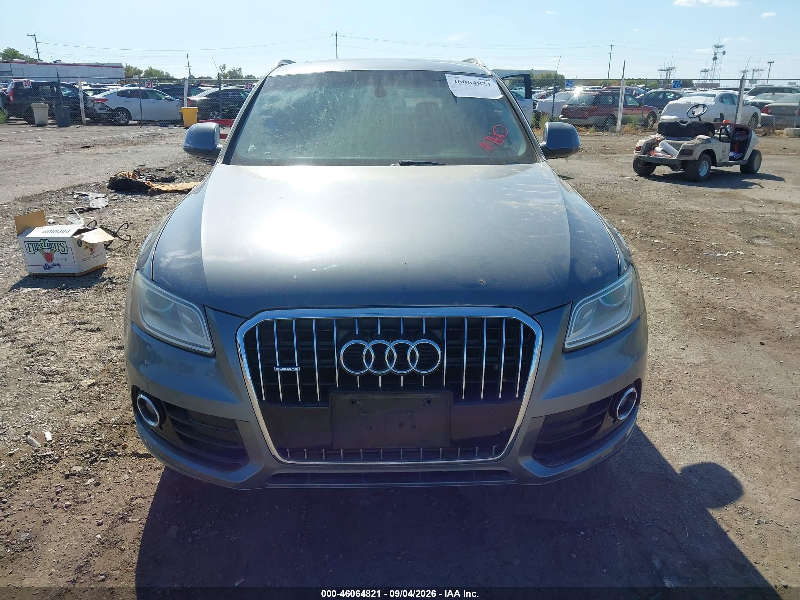 2014 Audi Q5 2.0t Premium Gray vin: WA1LFAFP5EA075374