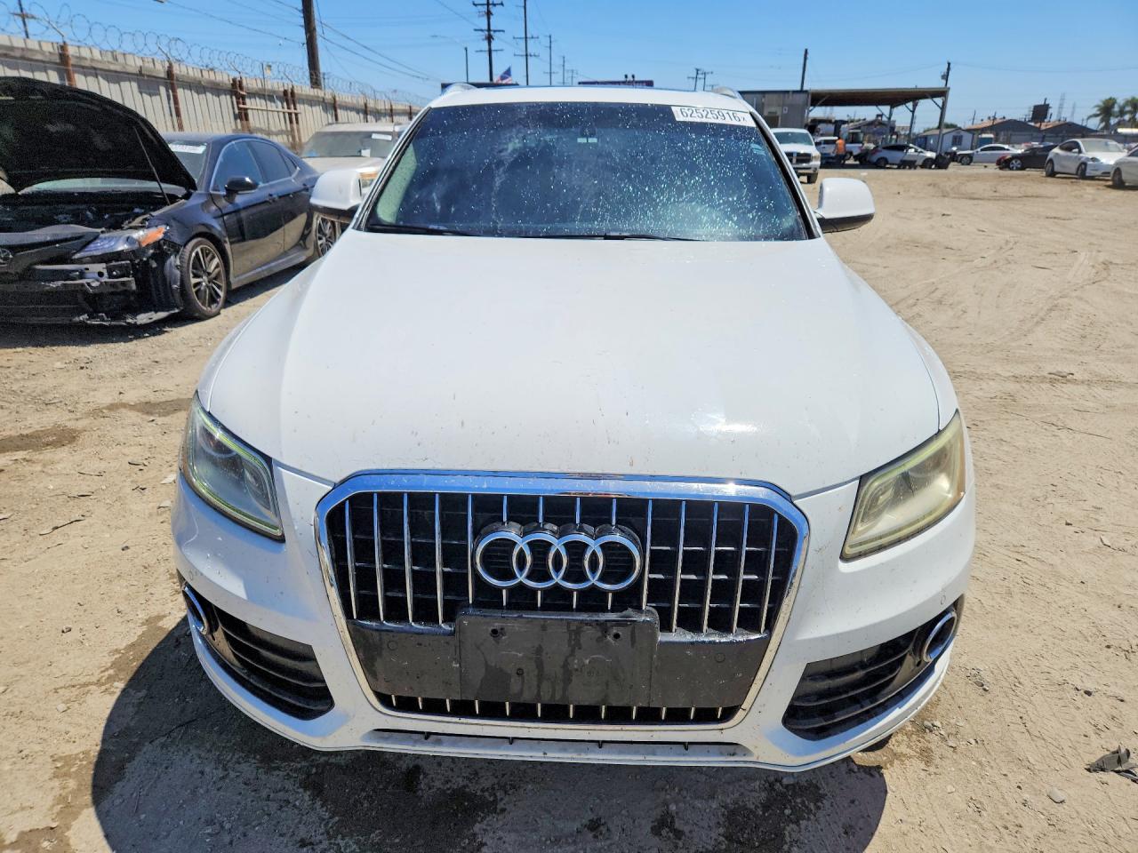 2015 Audi Q5 Premium Plus White vin: WA1LFAFP5FA012759