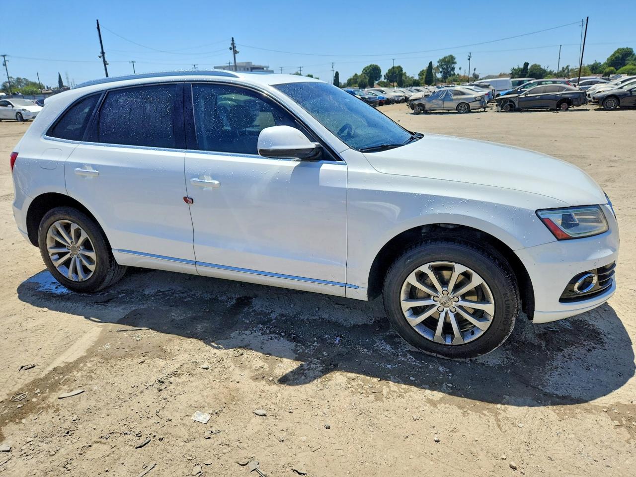 2015 Audi Q5 Premium Plus White vin: WA1LFAFP5FA012759