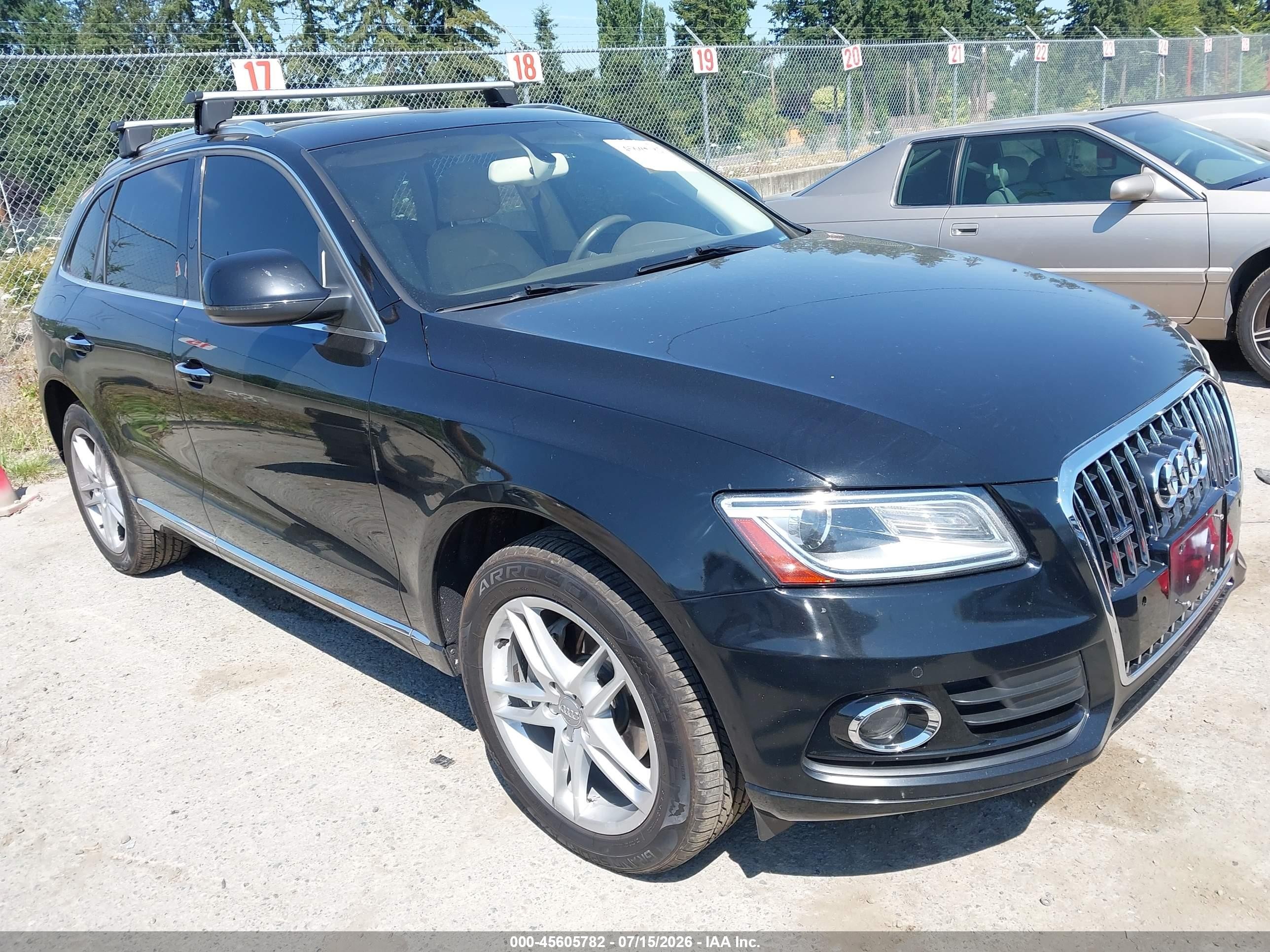 2015 Audi Q5 2.0t Premium Black vin: WA1LFAFP5FA024569
