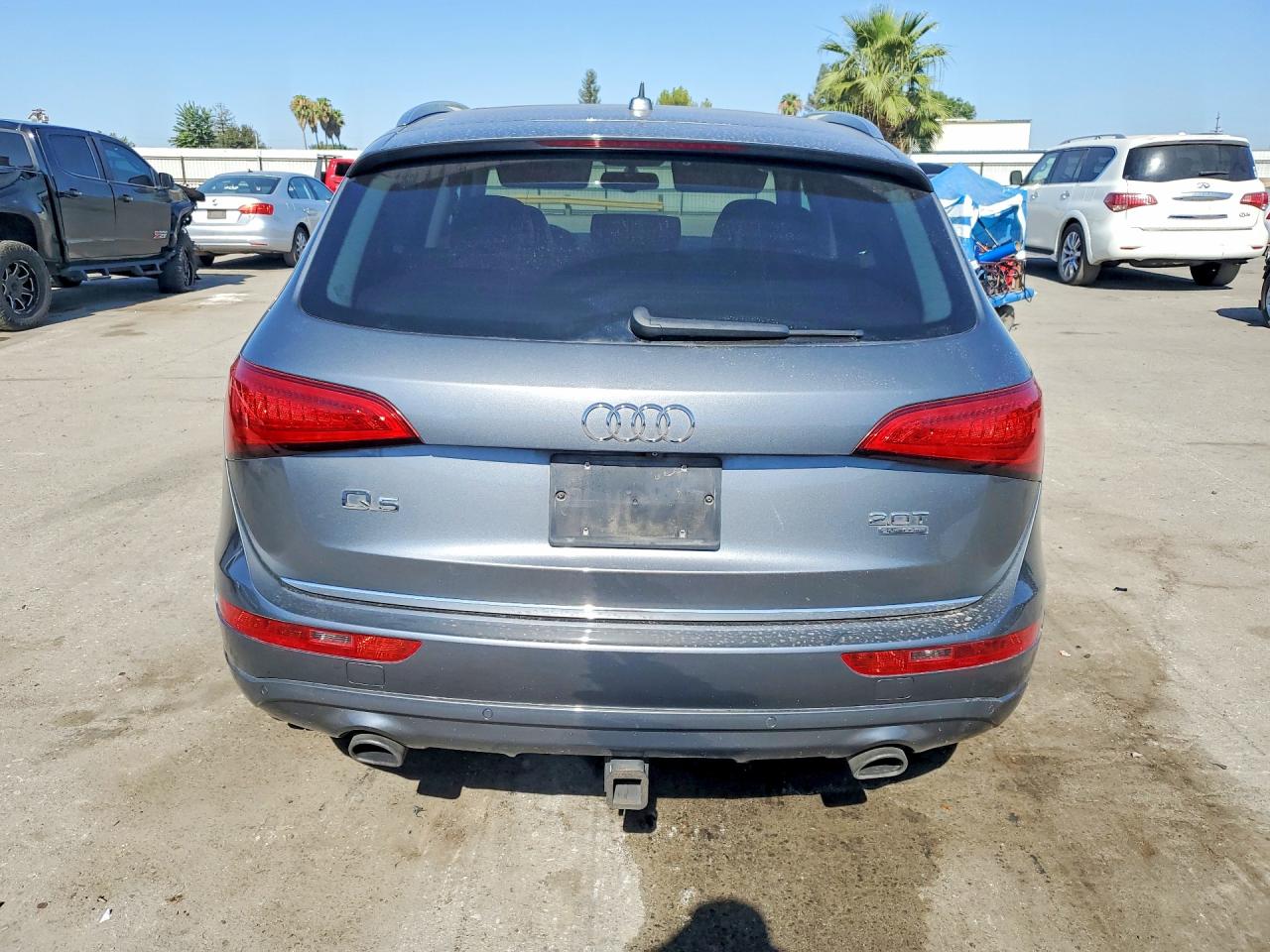 2015 Audi Q5 Premium Plus Серый vin: WA1LFAFP5FA077174