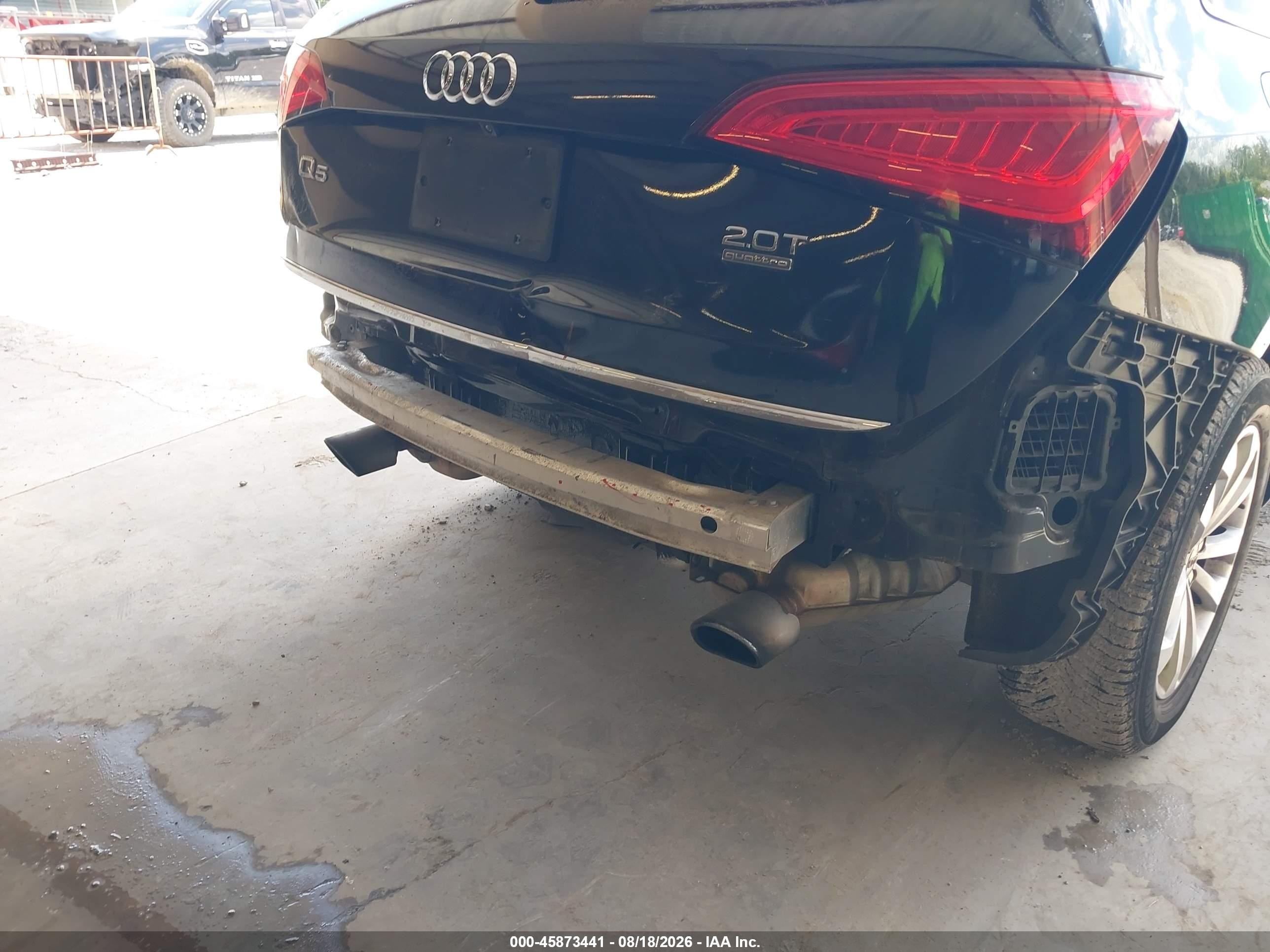 2015 Audi Q5 2.0t Premium Black vin: WA1LFAFP5FA082438