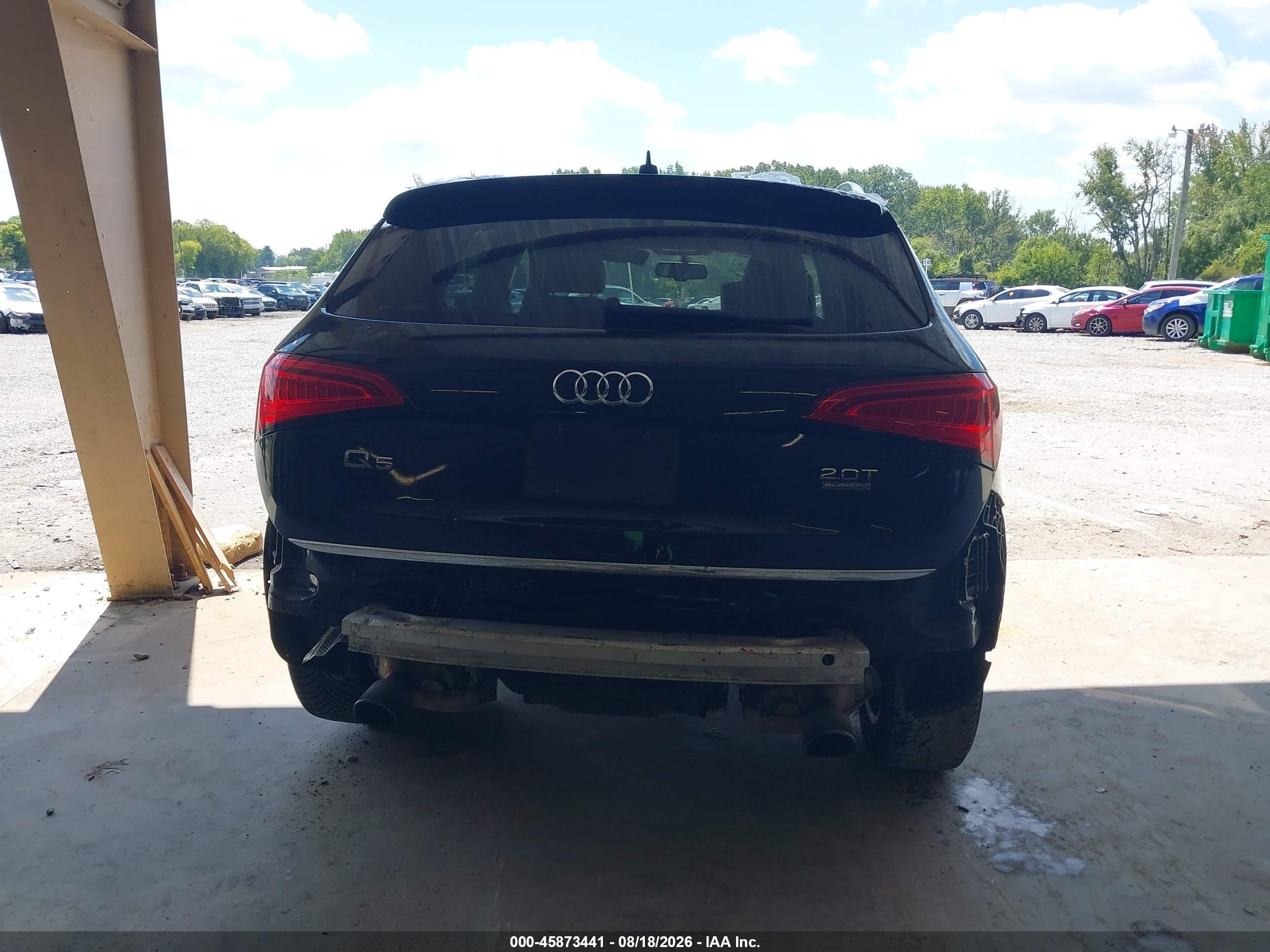 2015 Audi Q5 2.0t Premium Black vin: WA1LFAFP5FA082438