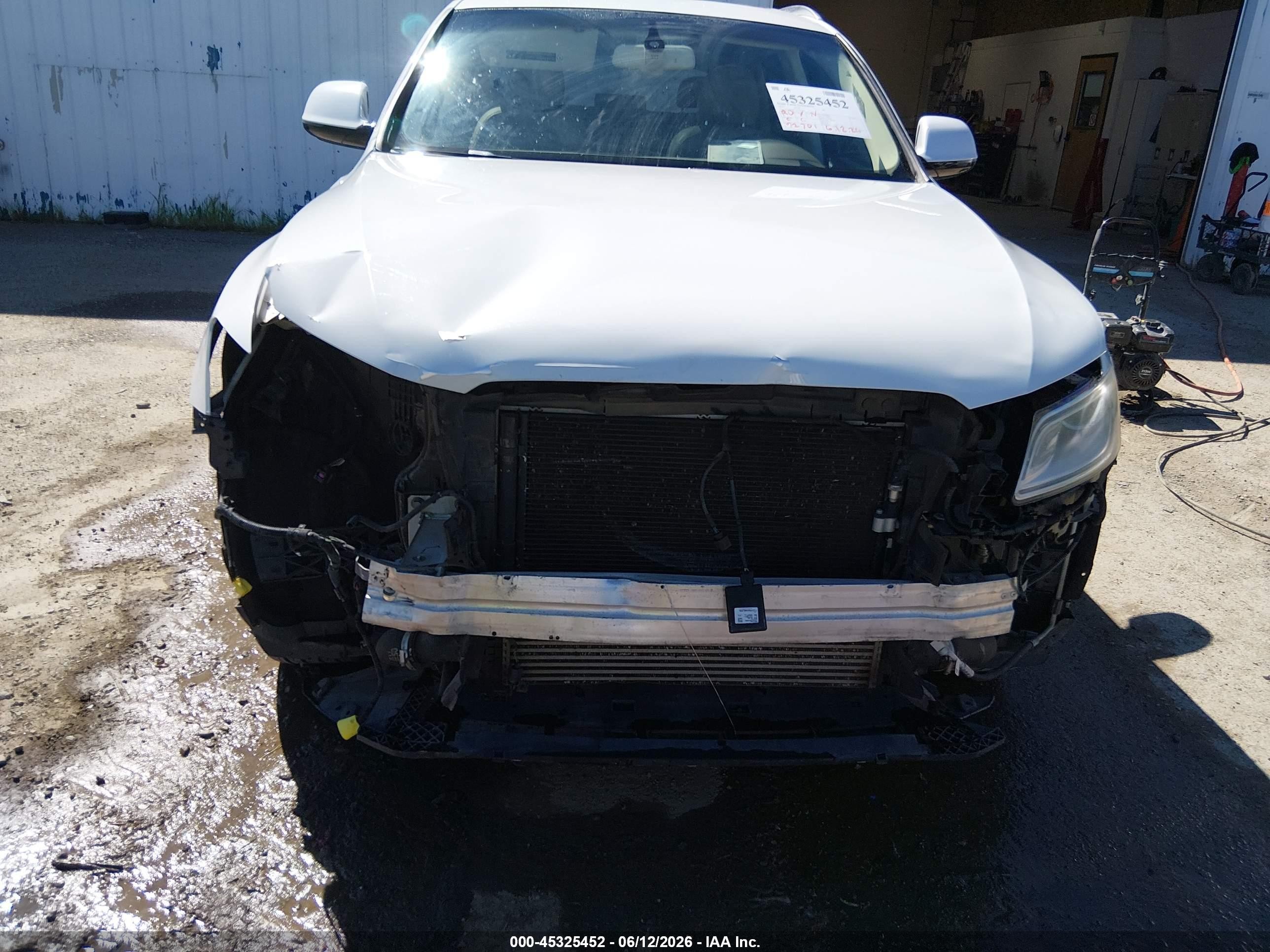 2015 Audi Q5 2.0t Premium White vin: WA1LFAFP5FA119990