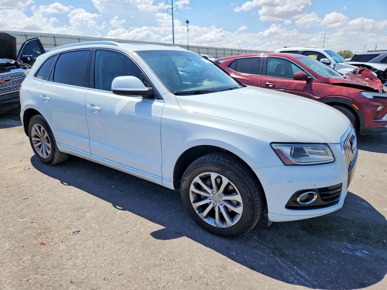 2015 Audi Q5 Premium Plus White vin: WA1LFAFP5FA121299