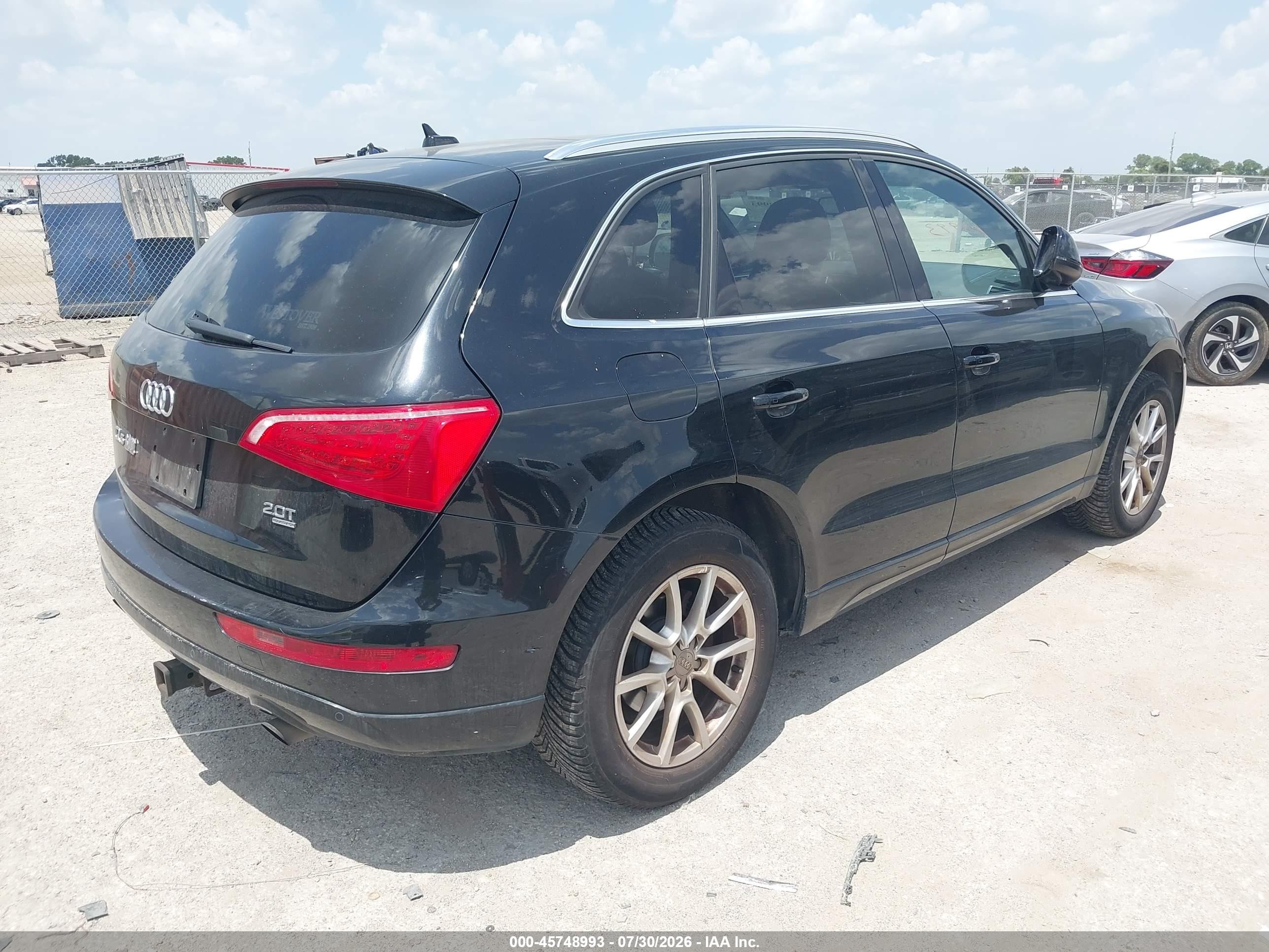2012 Audi Q5 2.0t Premium Black vin: WA1LFAFP6CA018887